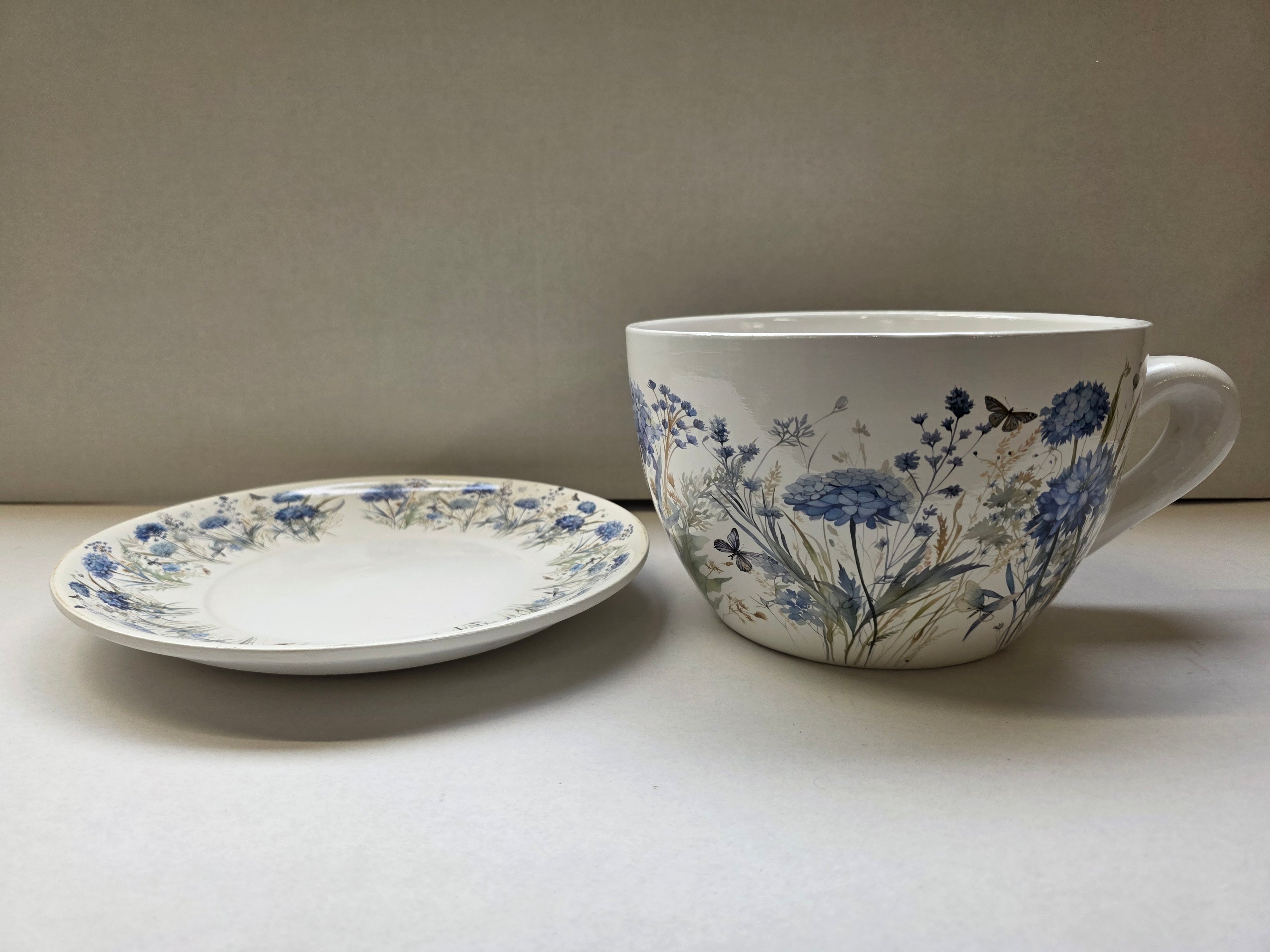 Pot Cup & Saucer Florin 23cm