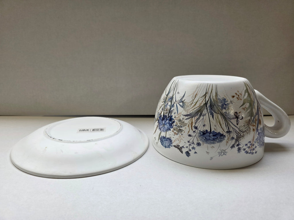 Pot Cup & Saucer Florin 23cm