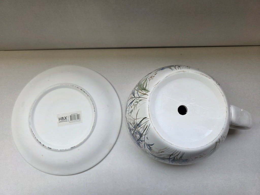 Pot Cup & Saucer Florin 23cm