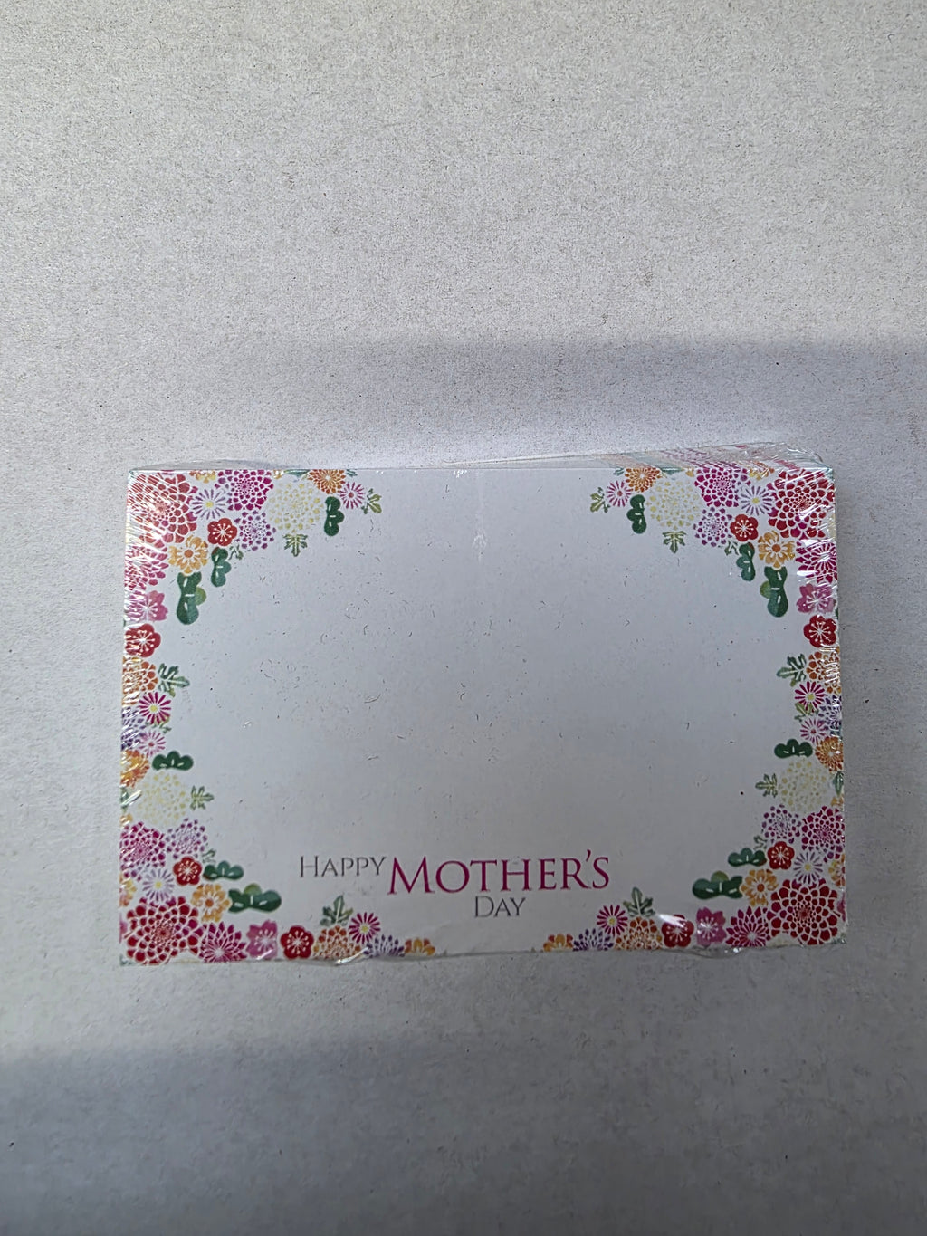 Small Card Mothers Day Blossom Border (3 pack of 50 cards each )