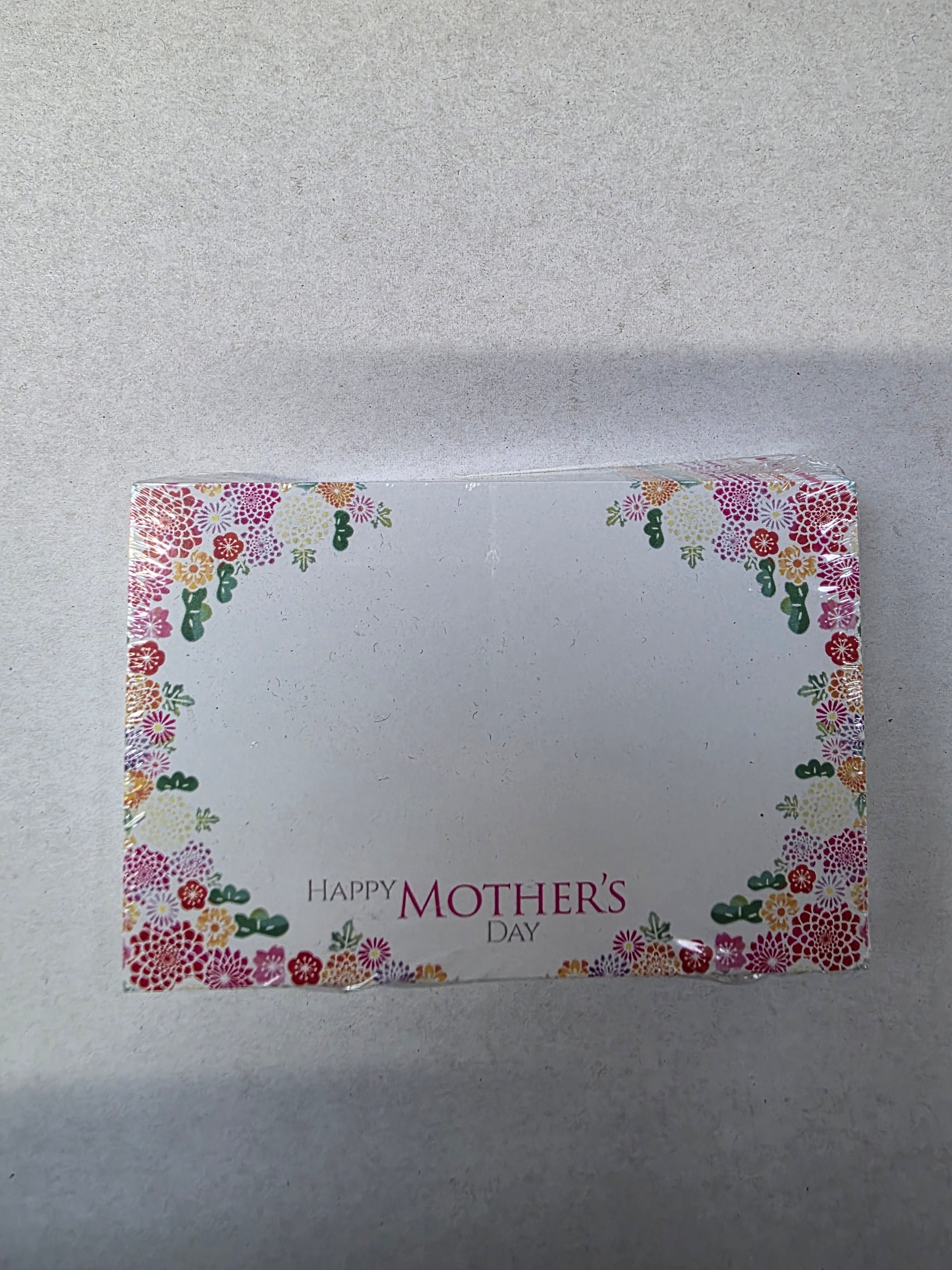 Small Card Mothers Day Blossom Border (3 pack of 50 cards each )