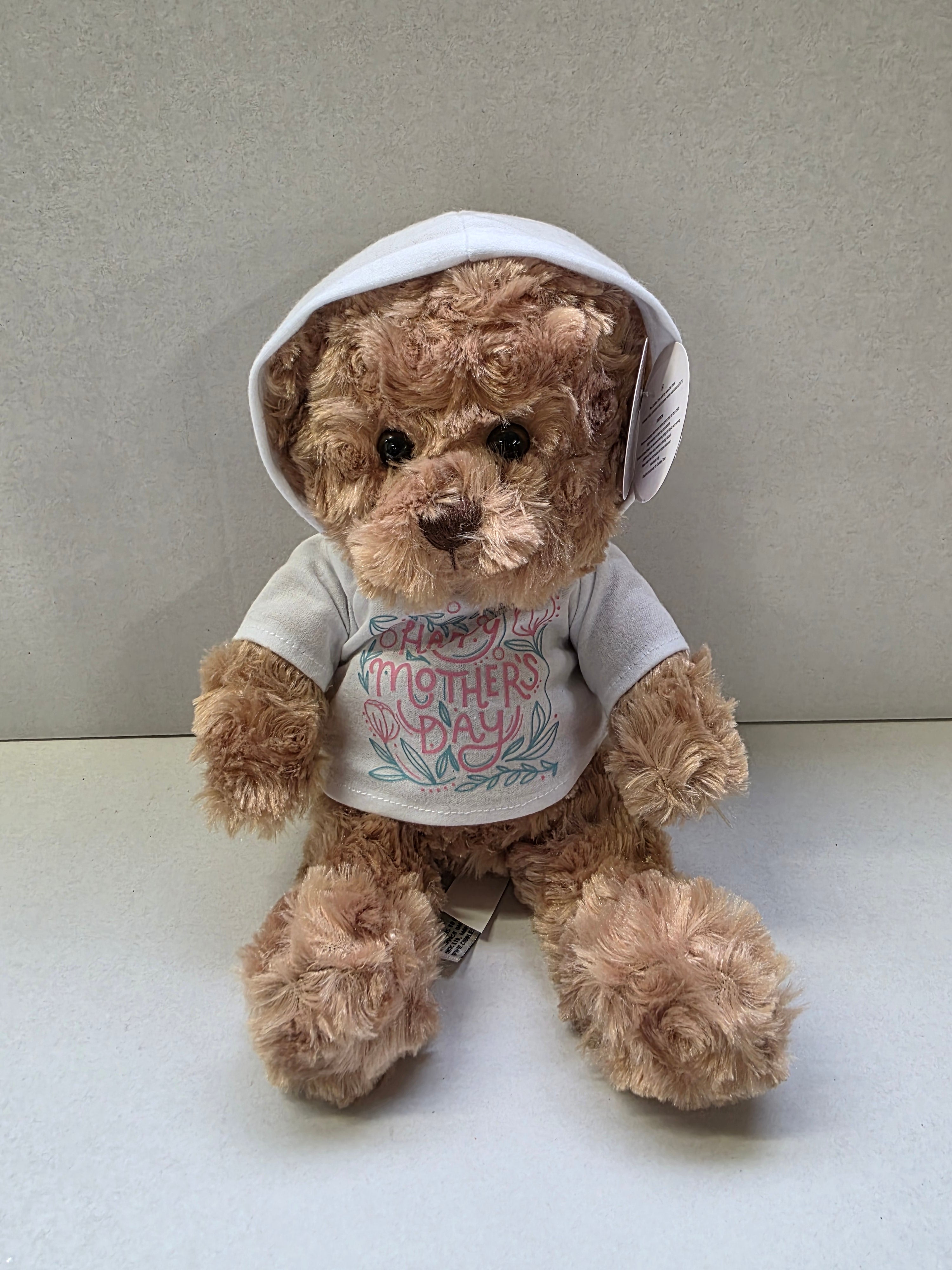 Soft Toy Hoody Happy Mothers Day 25cm