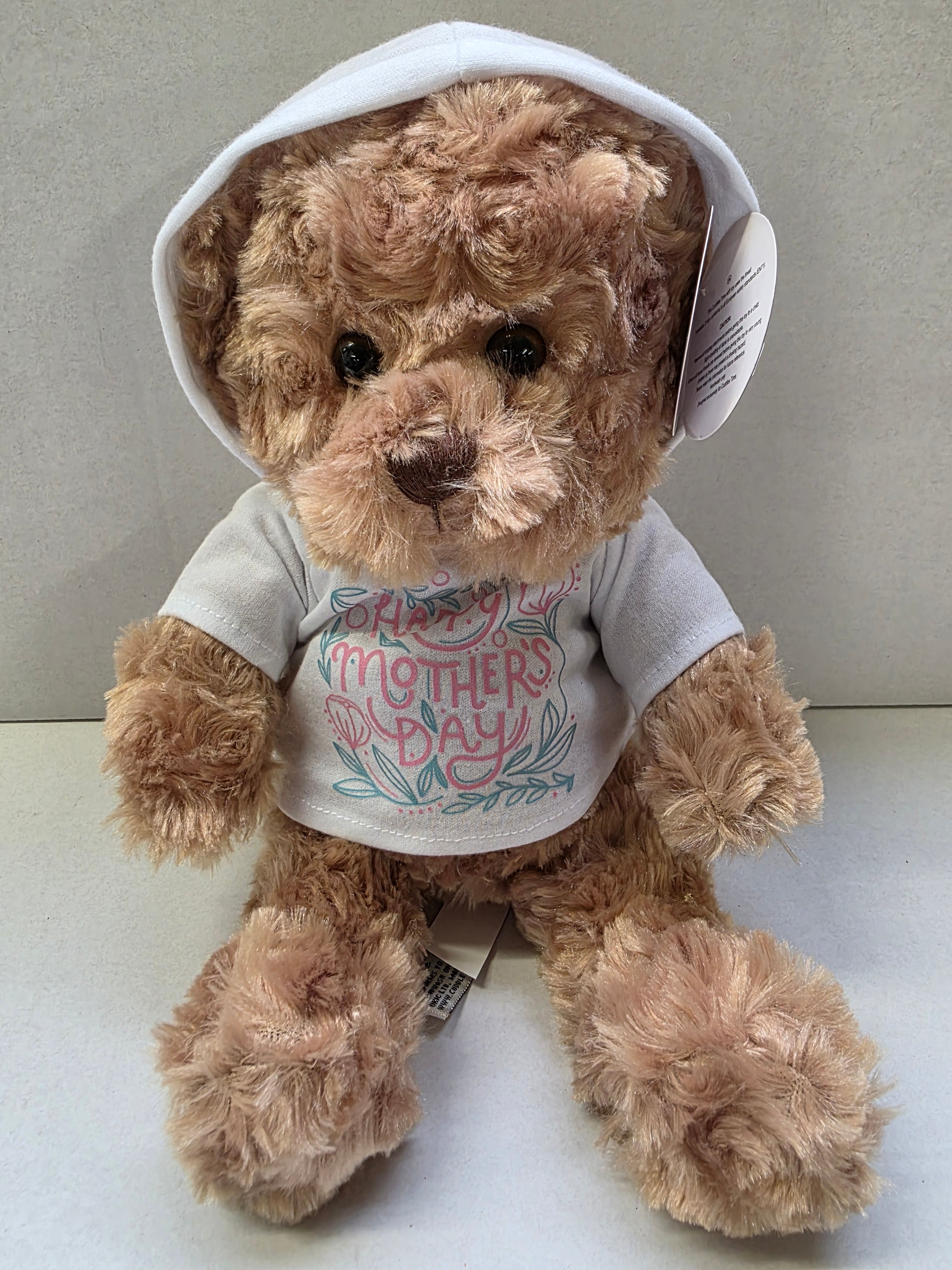 Soft Toy Hoody Happy Mothers Day 25cm