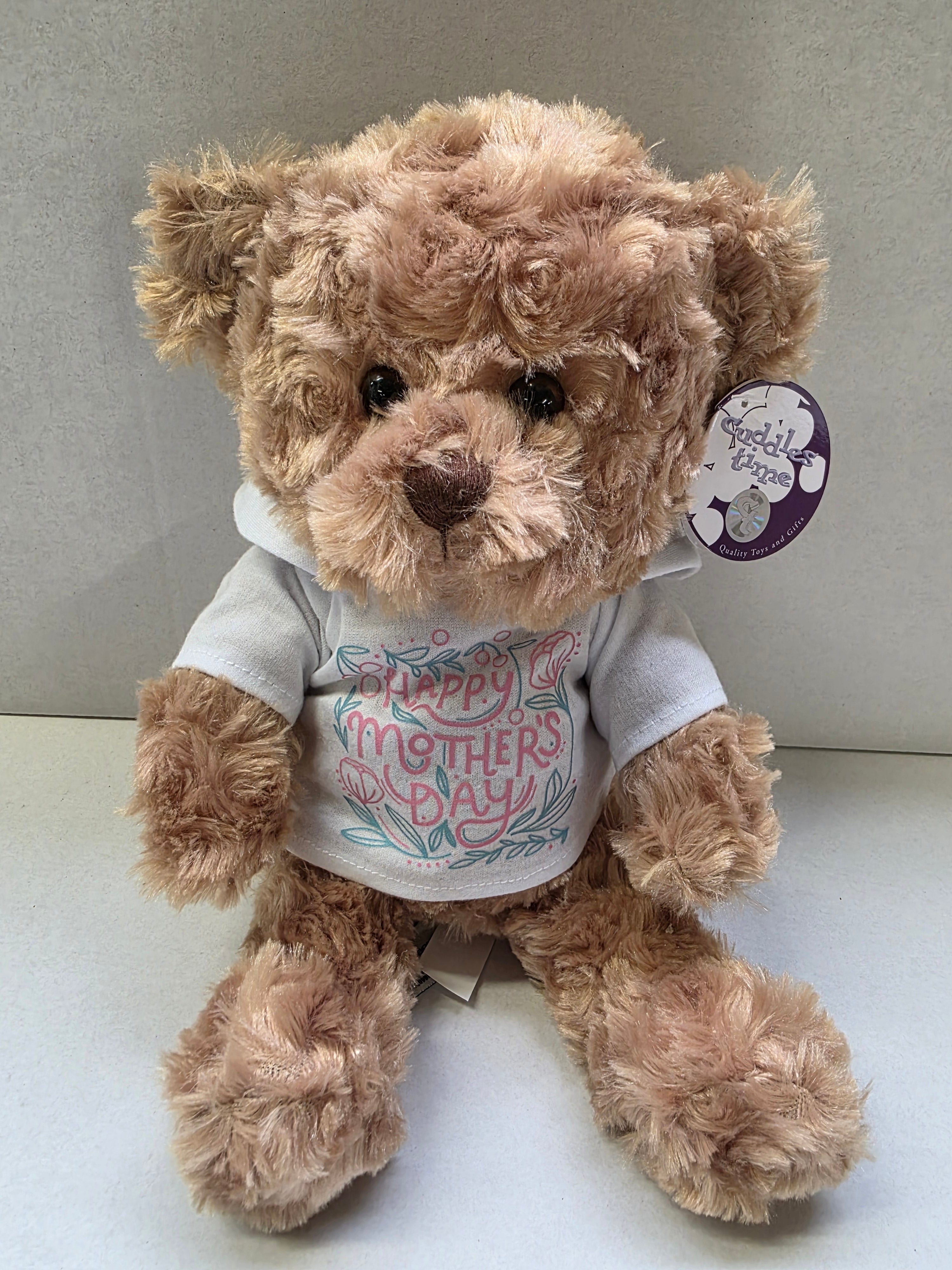 Soft Toy Hoody Happy Mothers Day 25cm