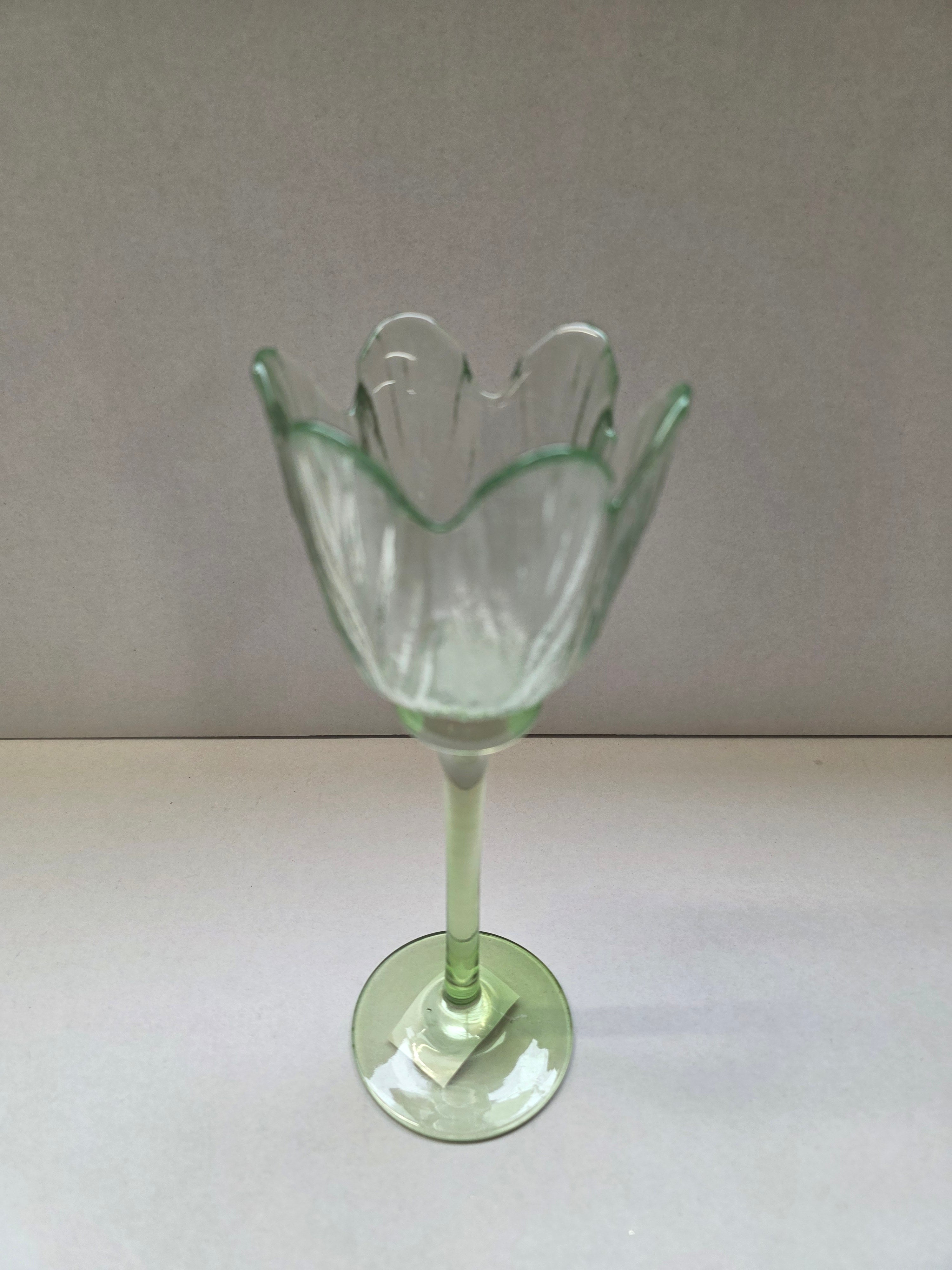 Tealight Tulipa Lux Green 22.5x8cm
