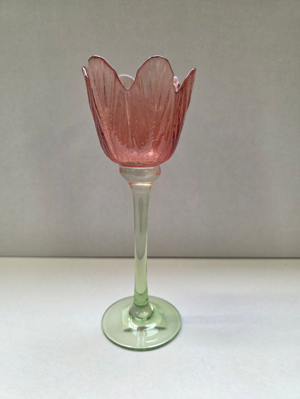 Tealight Tulipa Lux Red 22.5x8cm