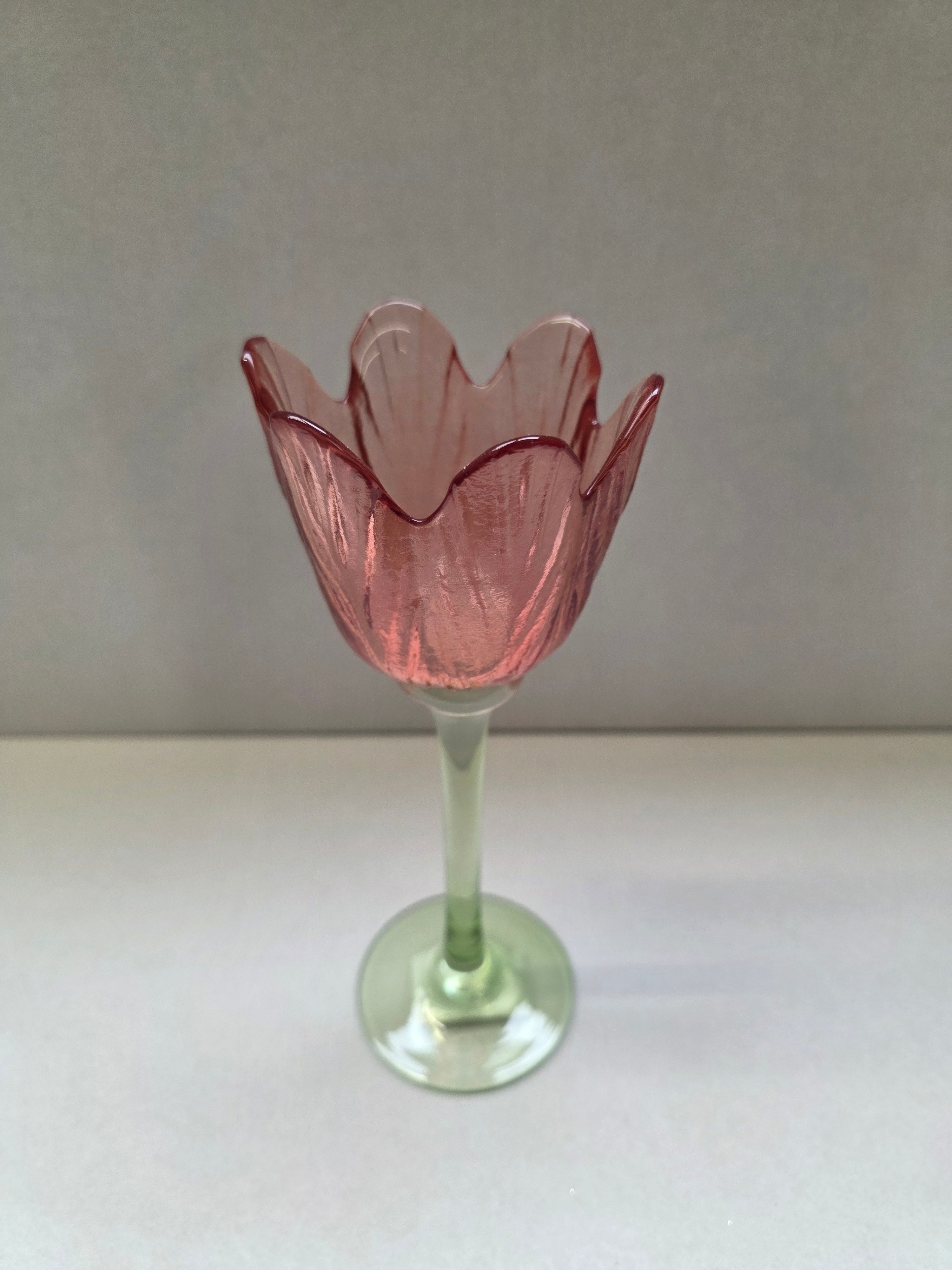 Tealight Tulipa Lux Red 22.5x8cm