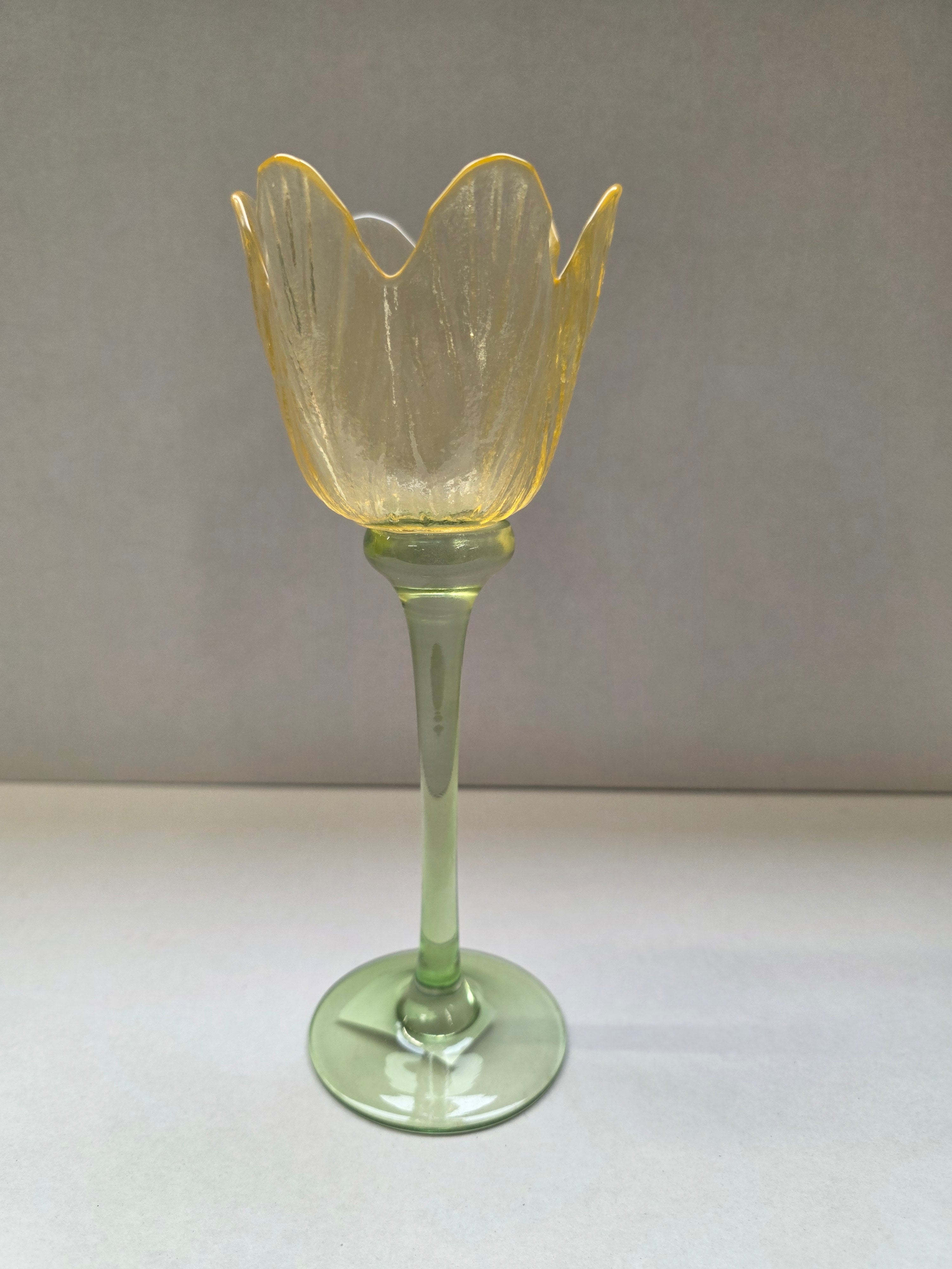 Tealight Tulipa Lux Yellow 22.5x8cm