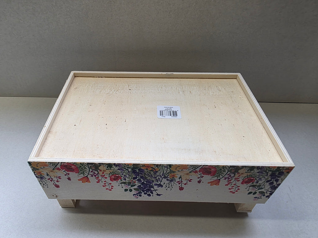 Wooden Crate Wildflowers Mix 26cm