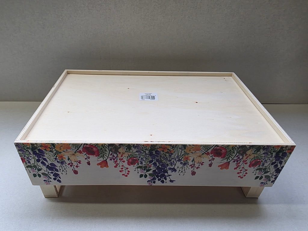 Wooden Crate Wildflowers Mix 32cm