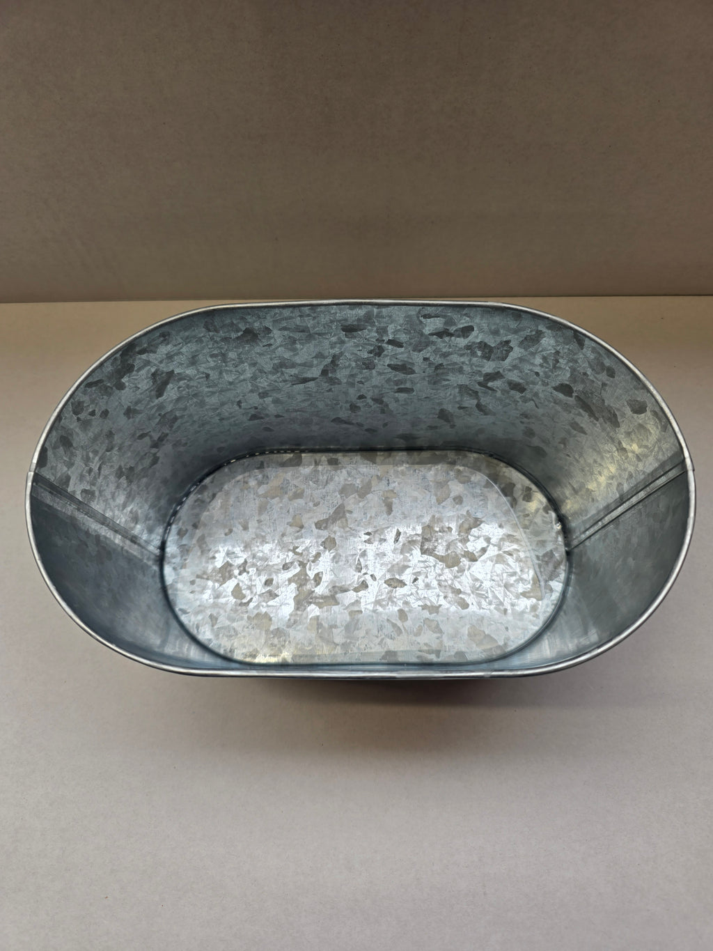 Zinc Oval Floral Bfly 22x14x11cm (PACK OF 2)