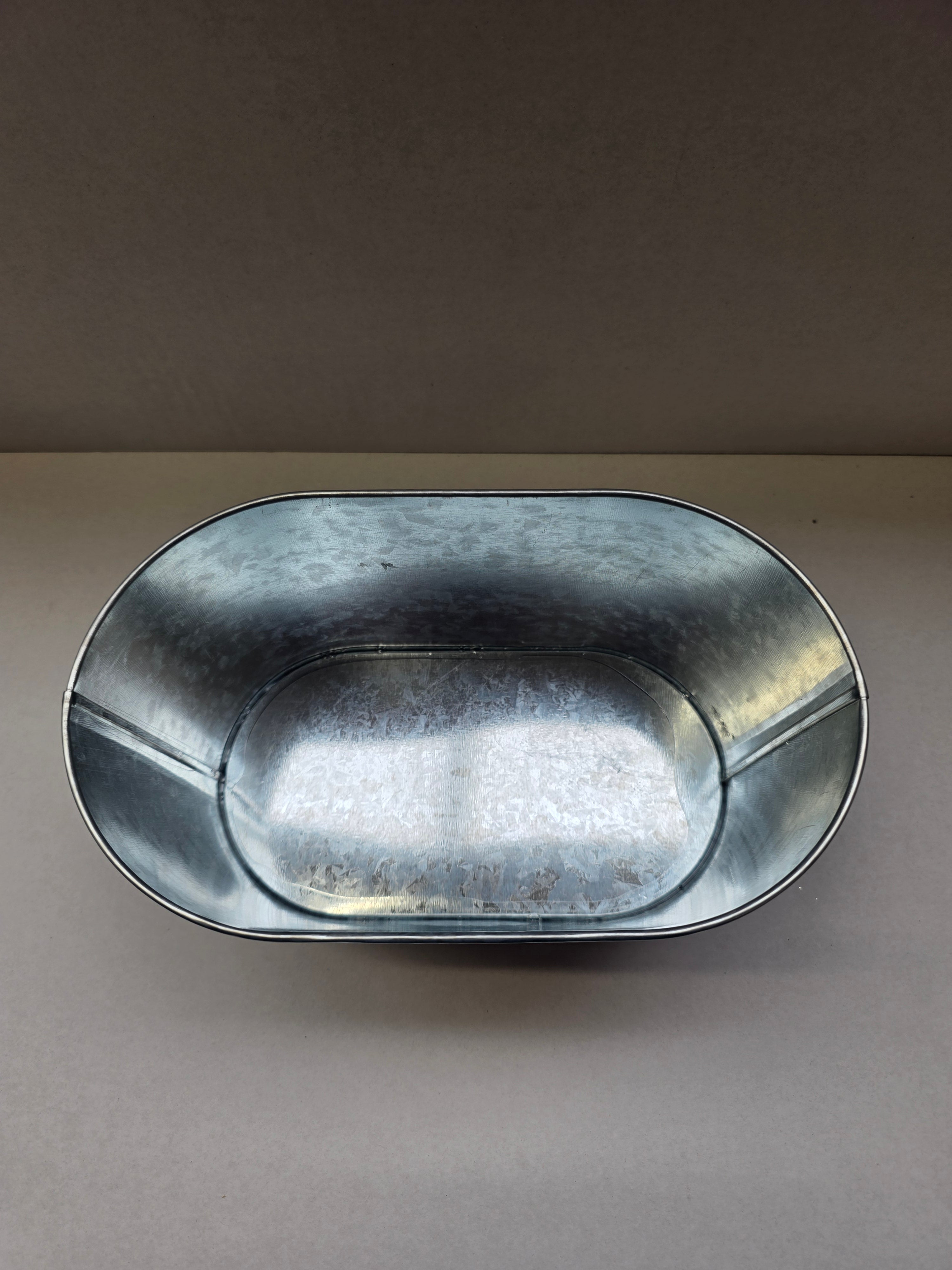 Zinc Oval Liberty Floral 22.5x14x11cm (PACK OF 2)