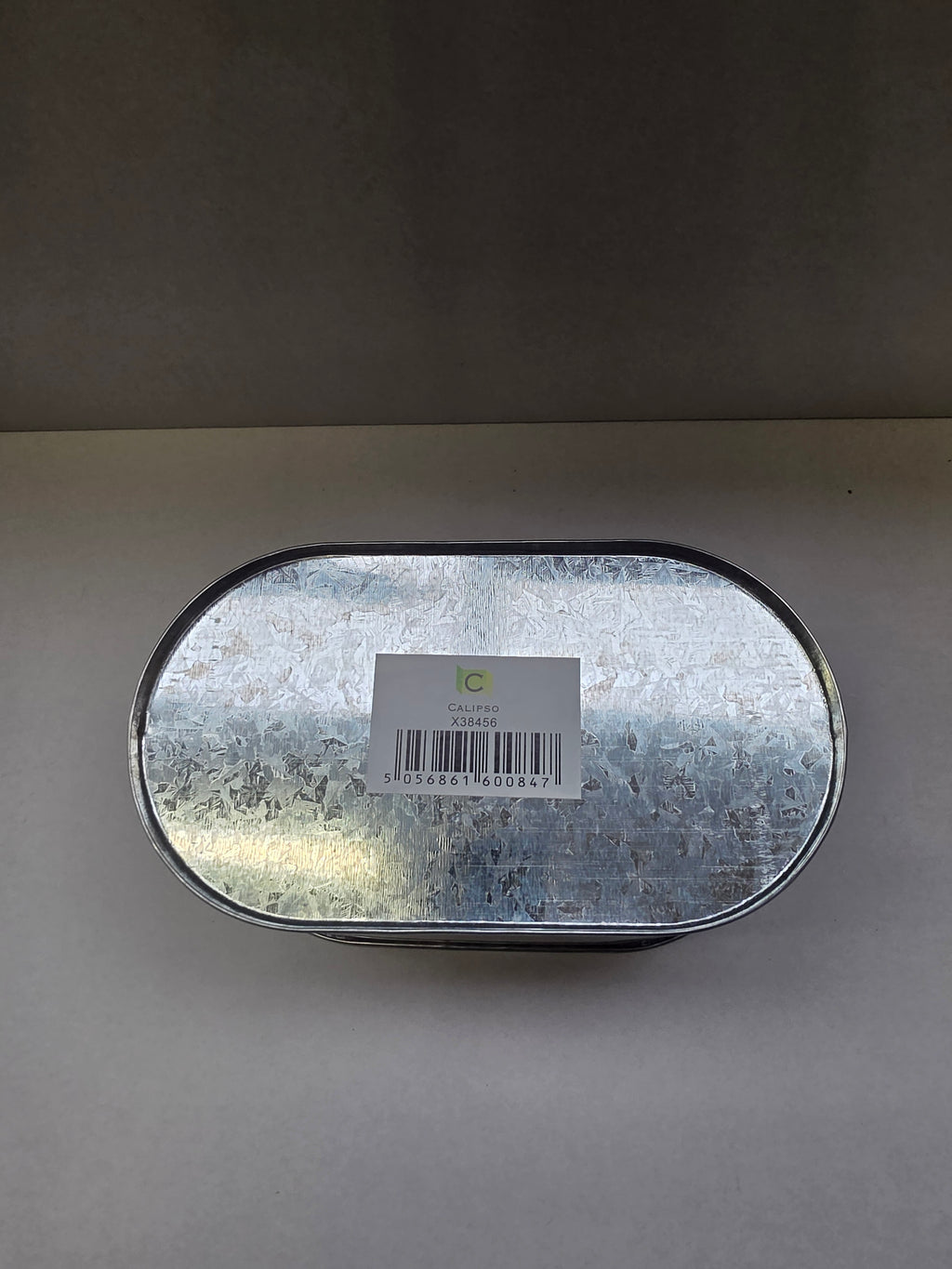 Zinc Oval Liberty Floral 22.5x14x11cm (PACK OF 2)