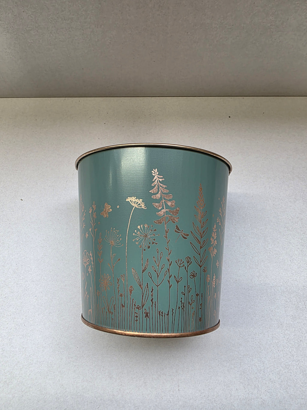 Zinc Pot Green Wild 13x11x10cm (PACK OF 3)