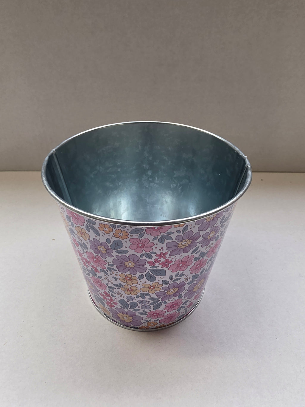 Zinc Pot Liberty Floral 13x11cm (PACK OF 3)