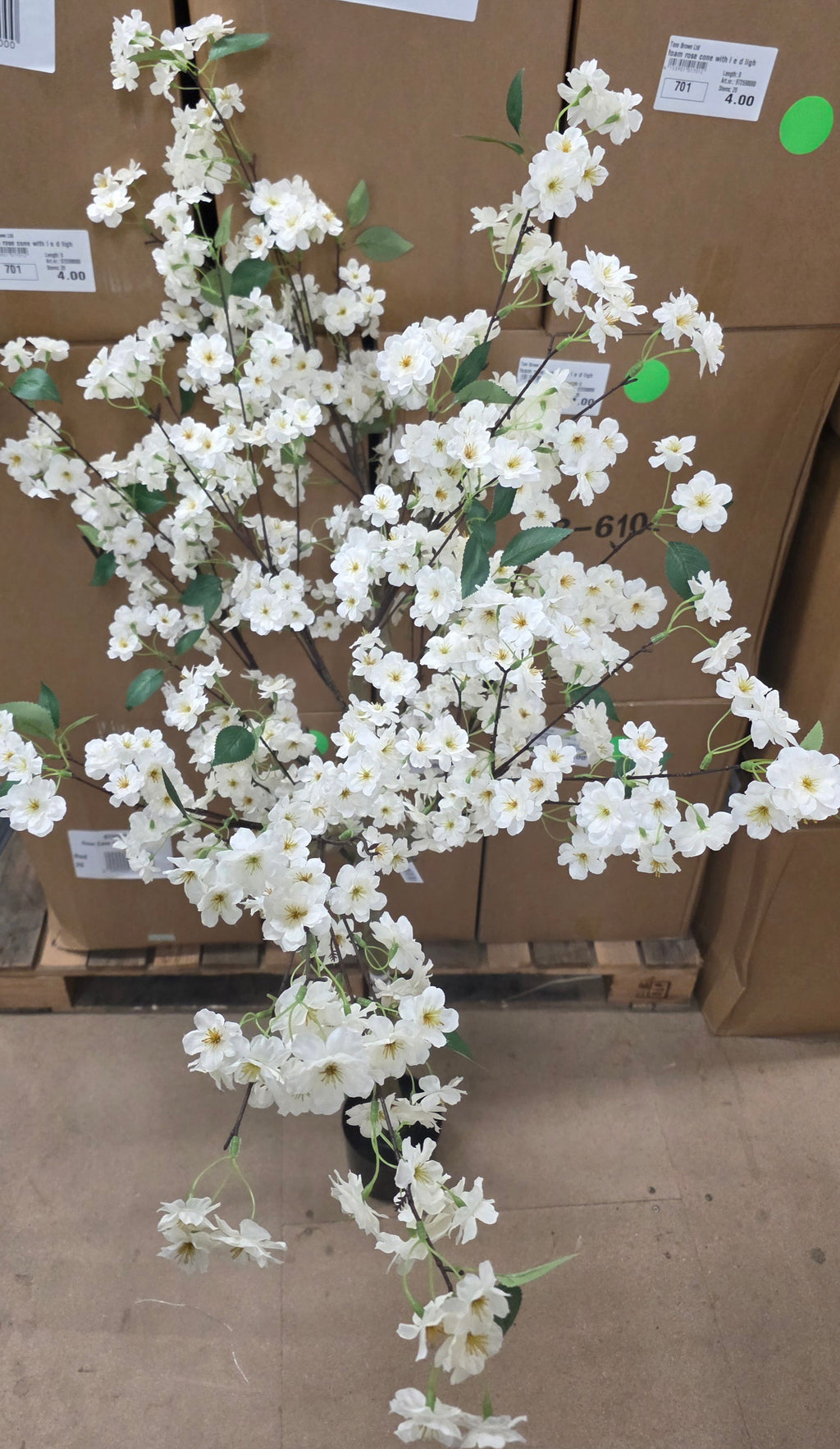 Artificial Blossom Tree White 165cm