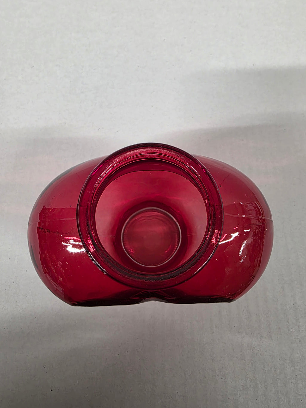 Vase Heart Glow Red 11.8x7.3x11.5cm