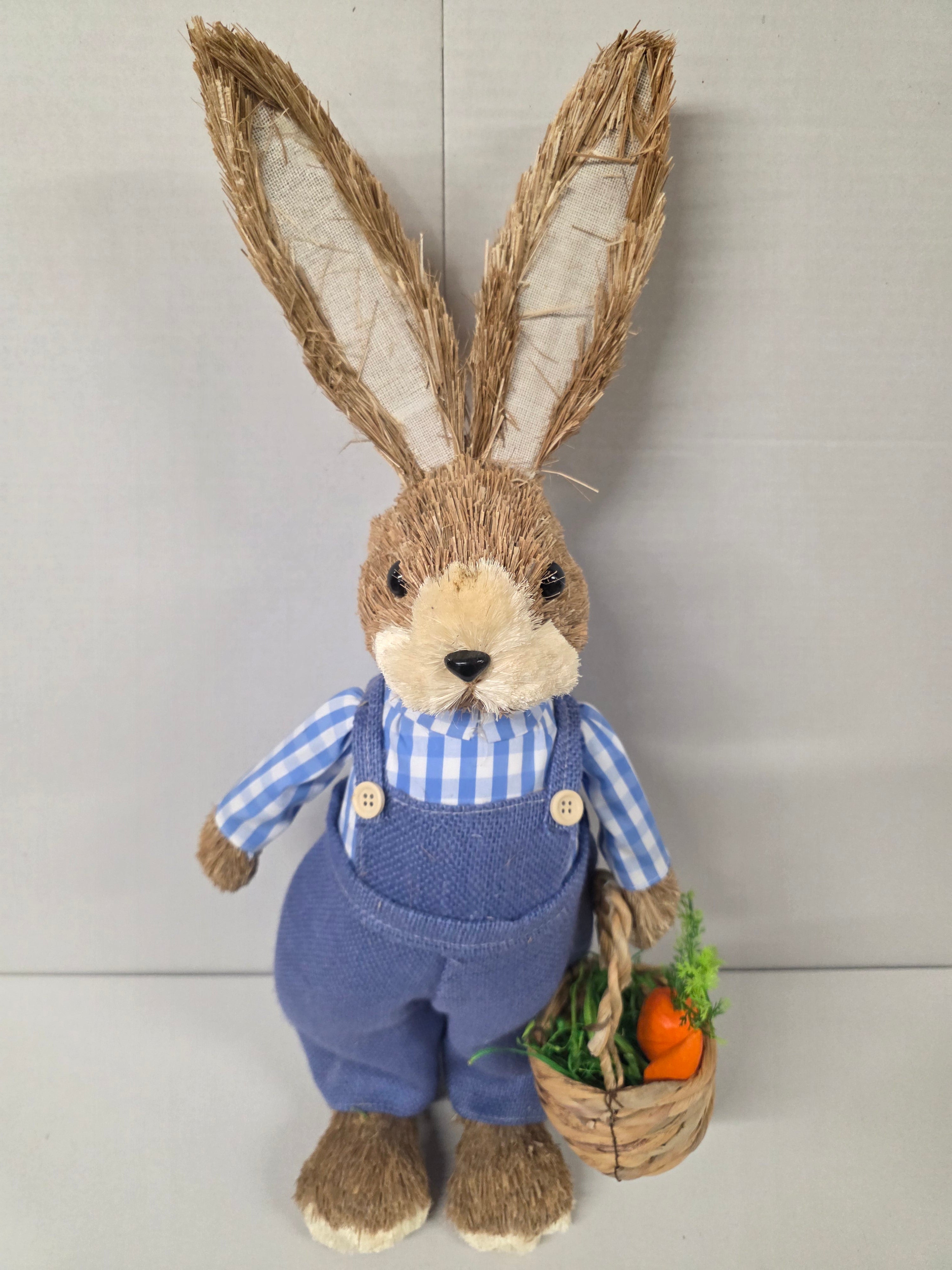 Bunny Edward With Blue Dungarees 58cm