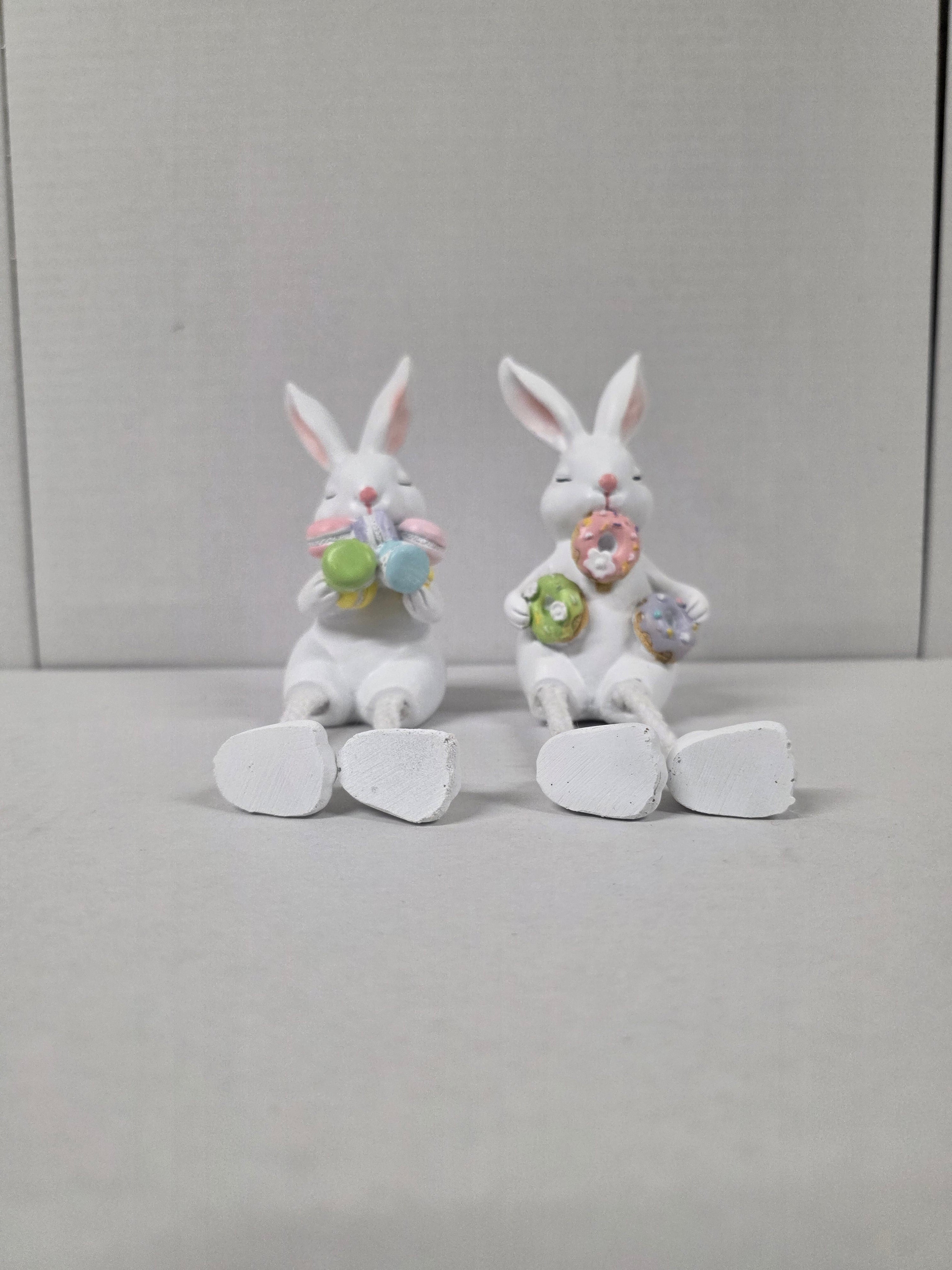Bunny Figure With Cookie Assorted 12x7x6cm (PACK OF 2)