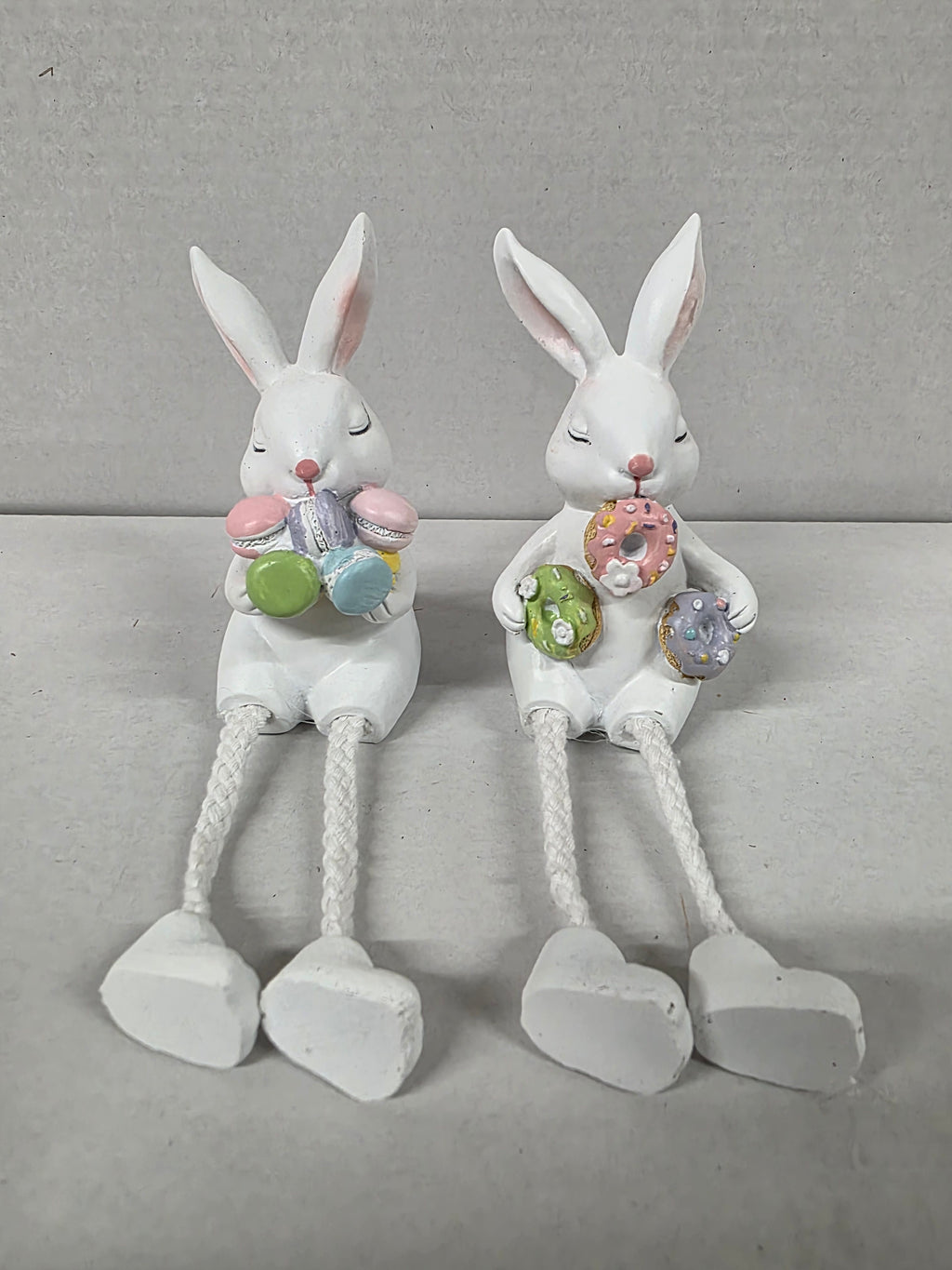 Bunny Figure With Cookie Assorted 12x7x6cm (PACK OF 2)