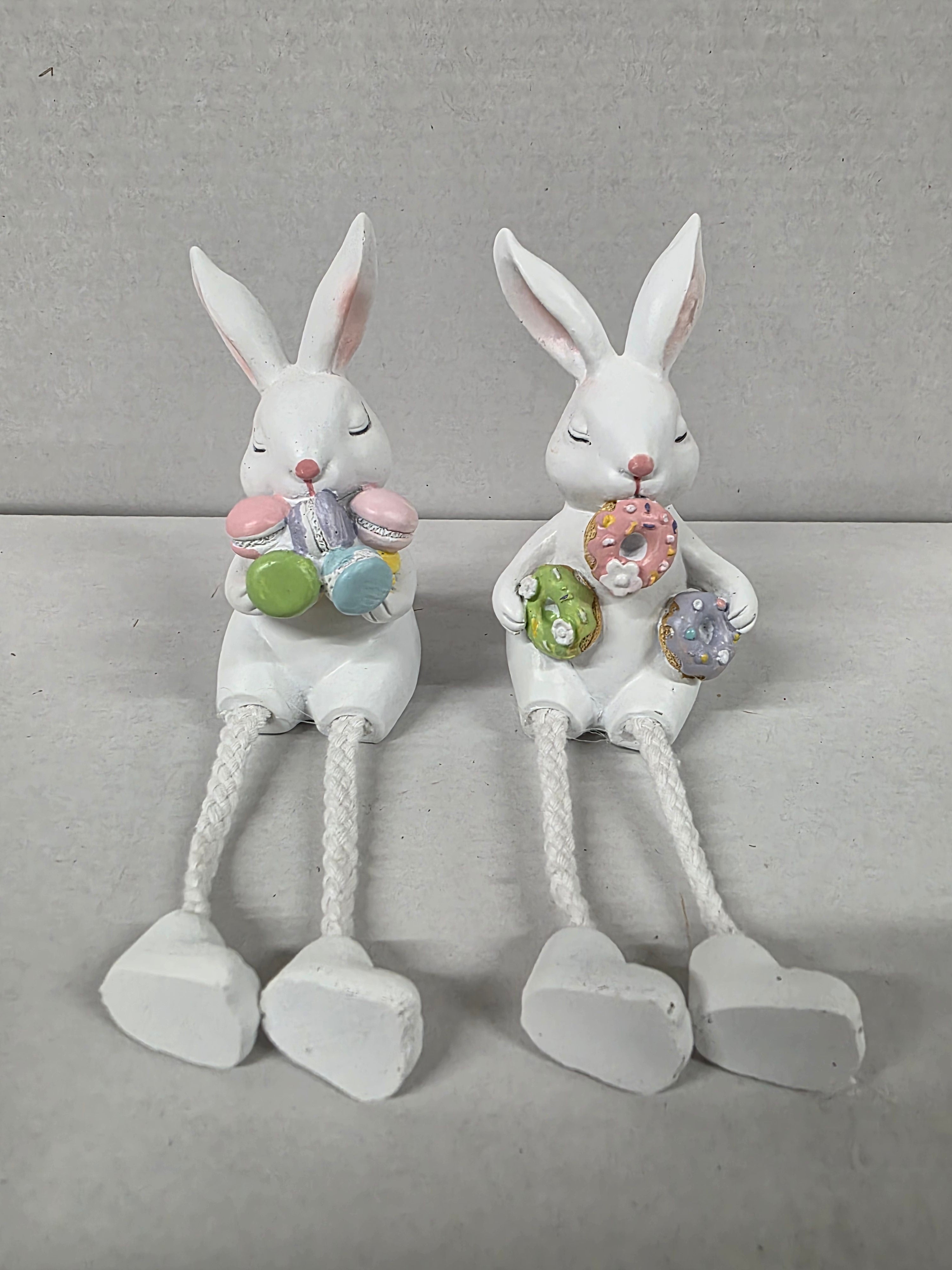 Bunny Figure With Cookie Assorted 12x7x6cm (PACK OF 2)