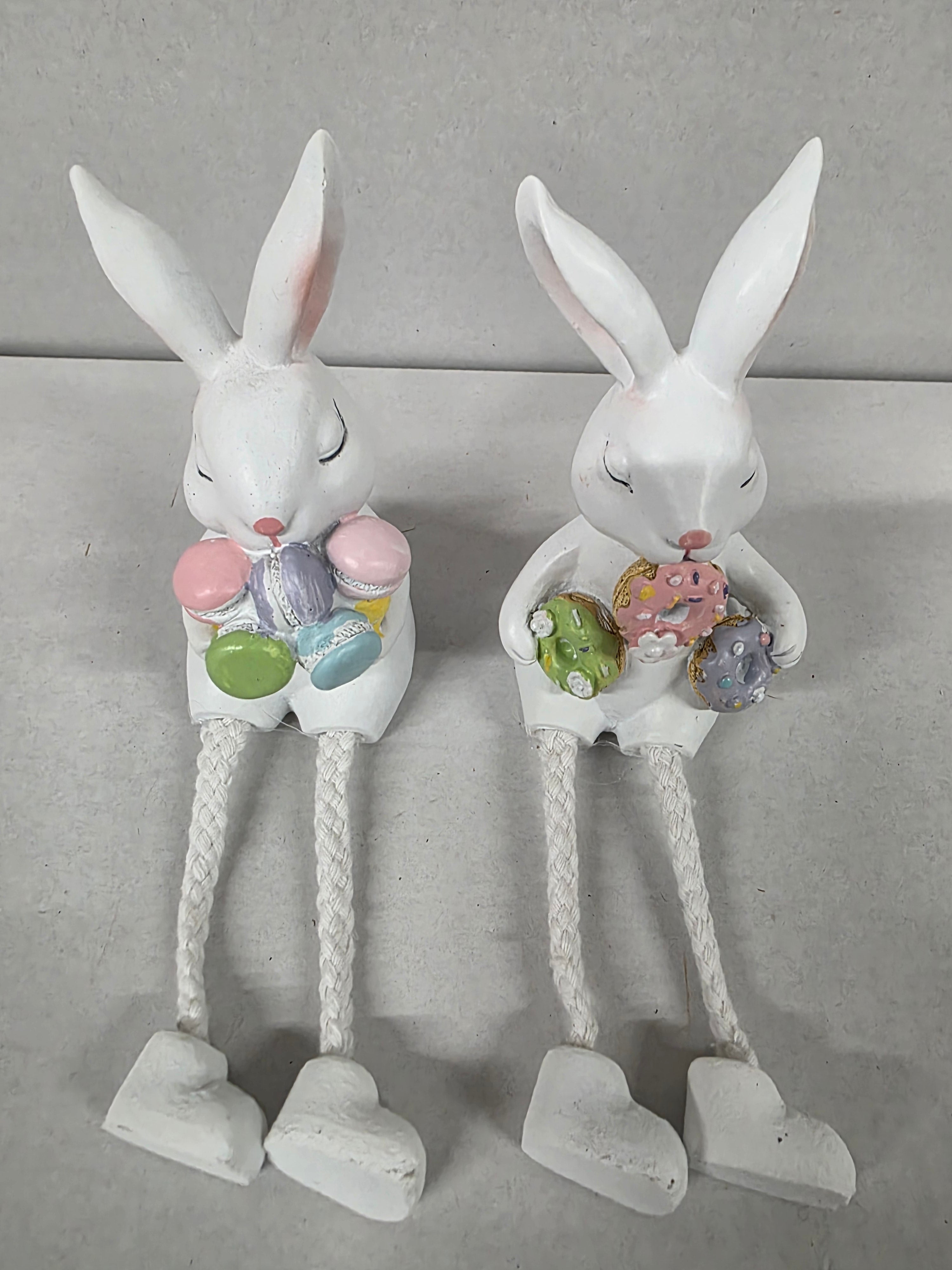 Bunny Figure With Cookie Assorted 12x7x6cm (PACK OF 2)