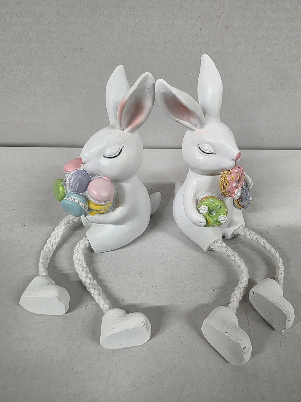 Bunny Figure With Cookie Assorted 12x7x6cm (PACK OF 2)
