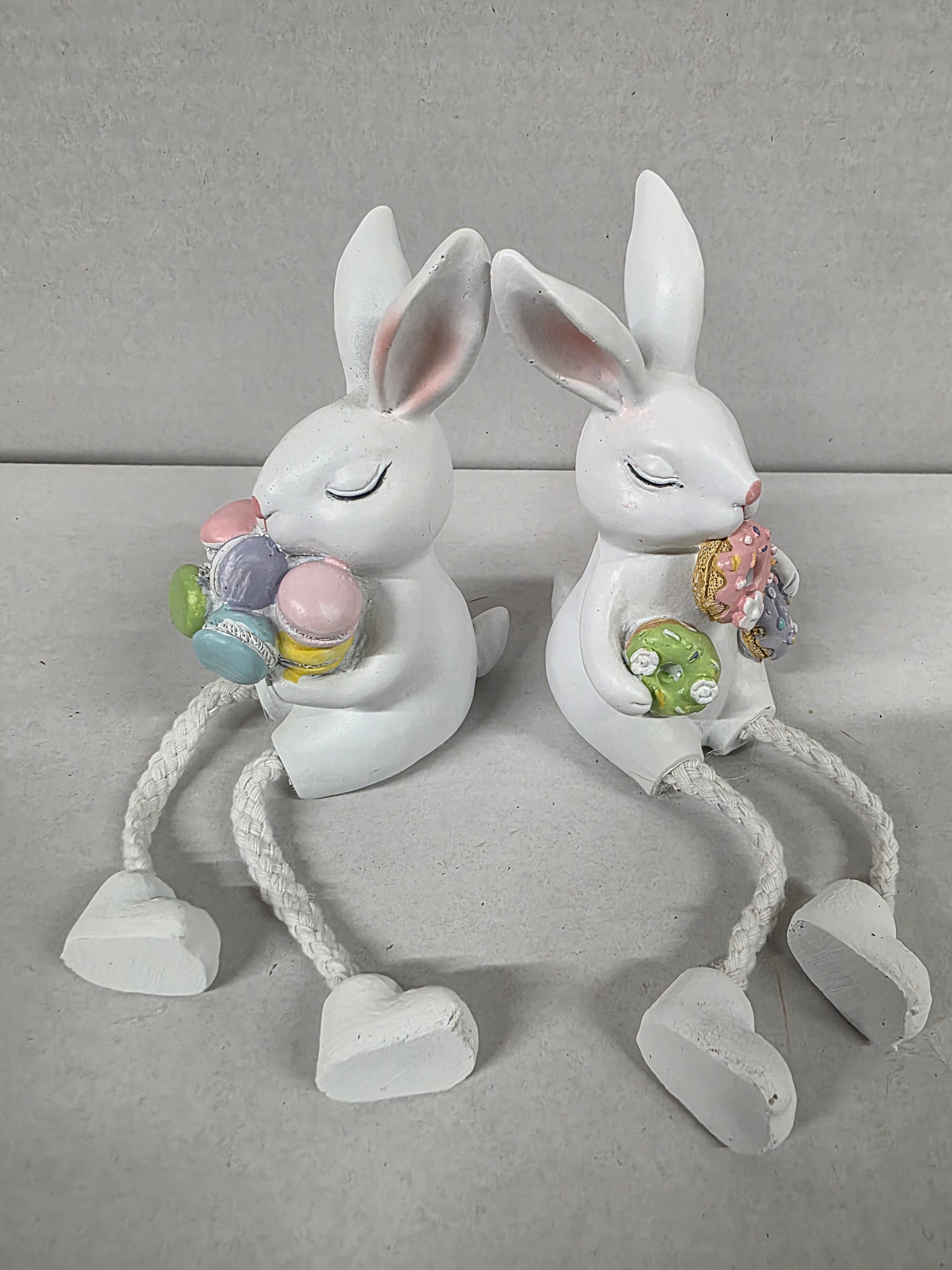 Bunny Figure With Cookie Assorted 12x7x6cm (PACK OF 2)