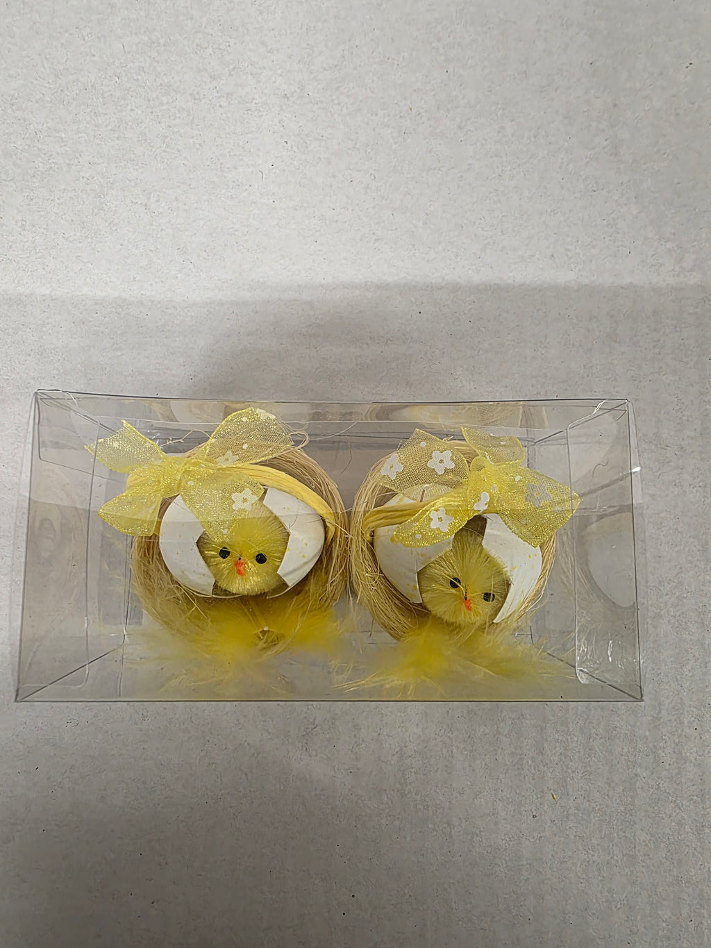Chick With Eggs Hanging Easter X2 11cm (PACK OF 4)
