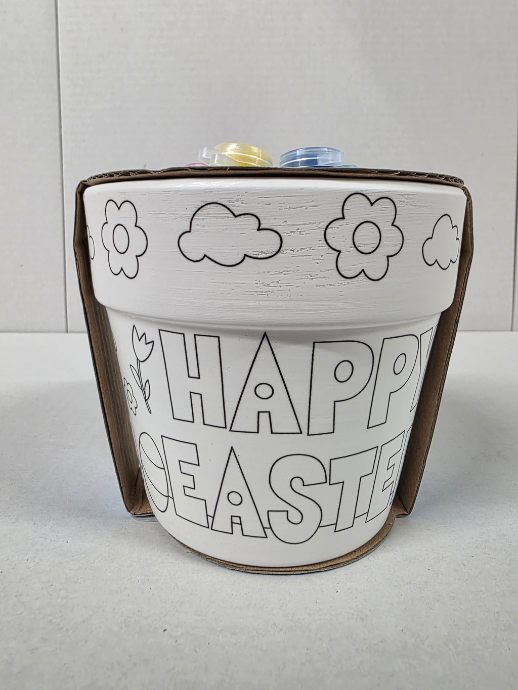 Easter Paint Your Own Flower Pot 11cm (PACK OF 2)