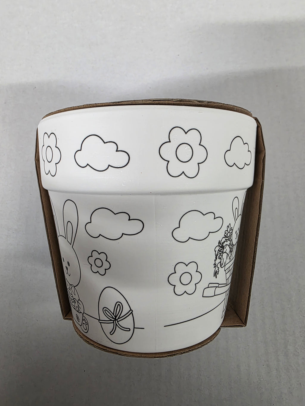 Easter Paint Your Own Flower Pot 11cm (PACK OF 2)