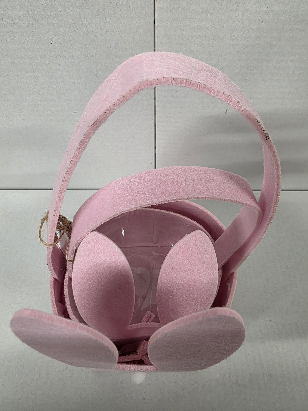 Felt Basket Bunny Pink 2 Set (PACK OF 2)
