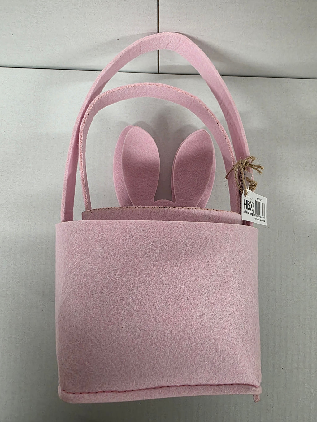 Felt Basket Bunny Pink 2 Set (PACK OF 2)