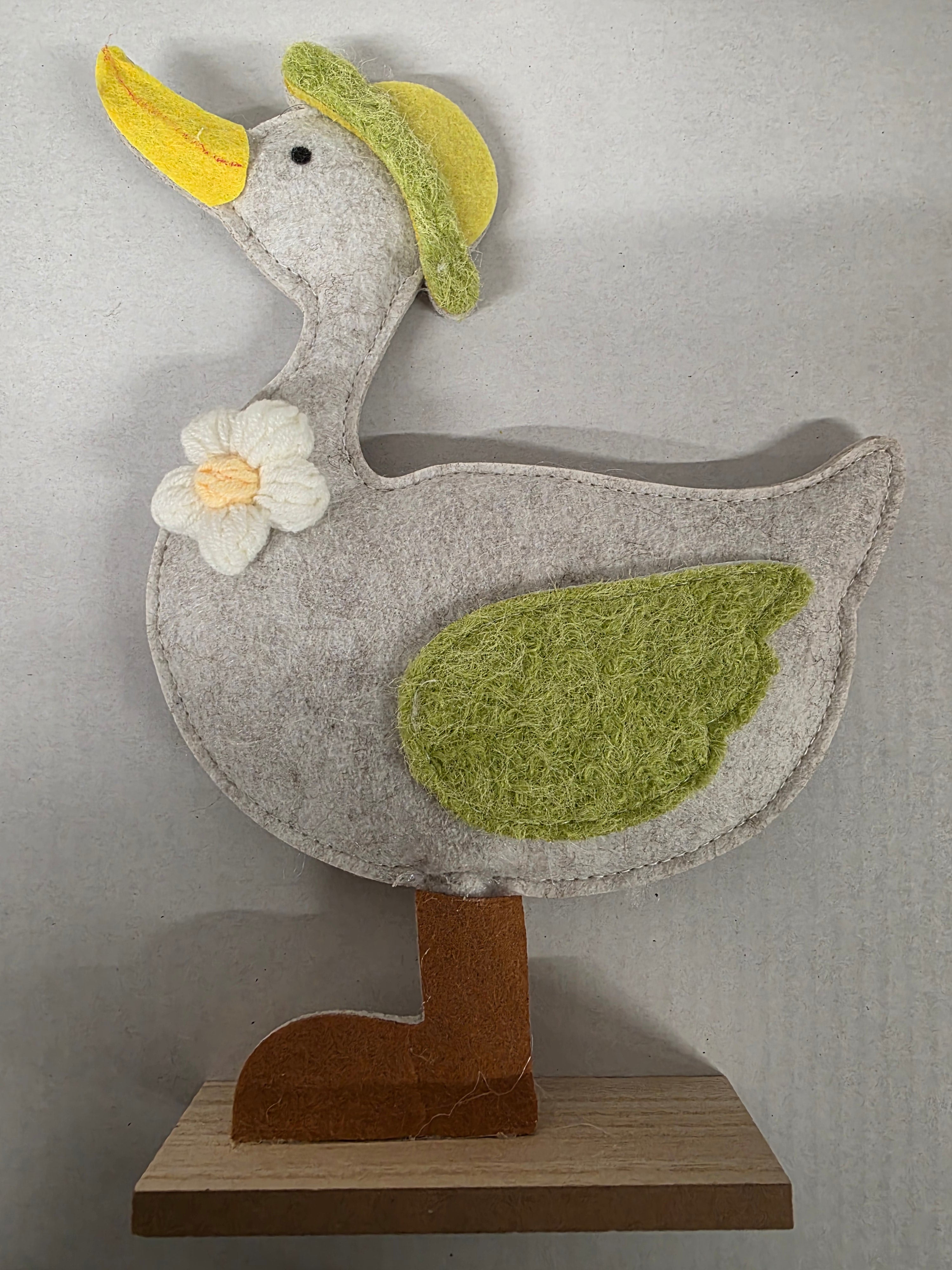Felt Goose Standing Green (PACK OF 2)