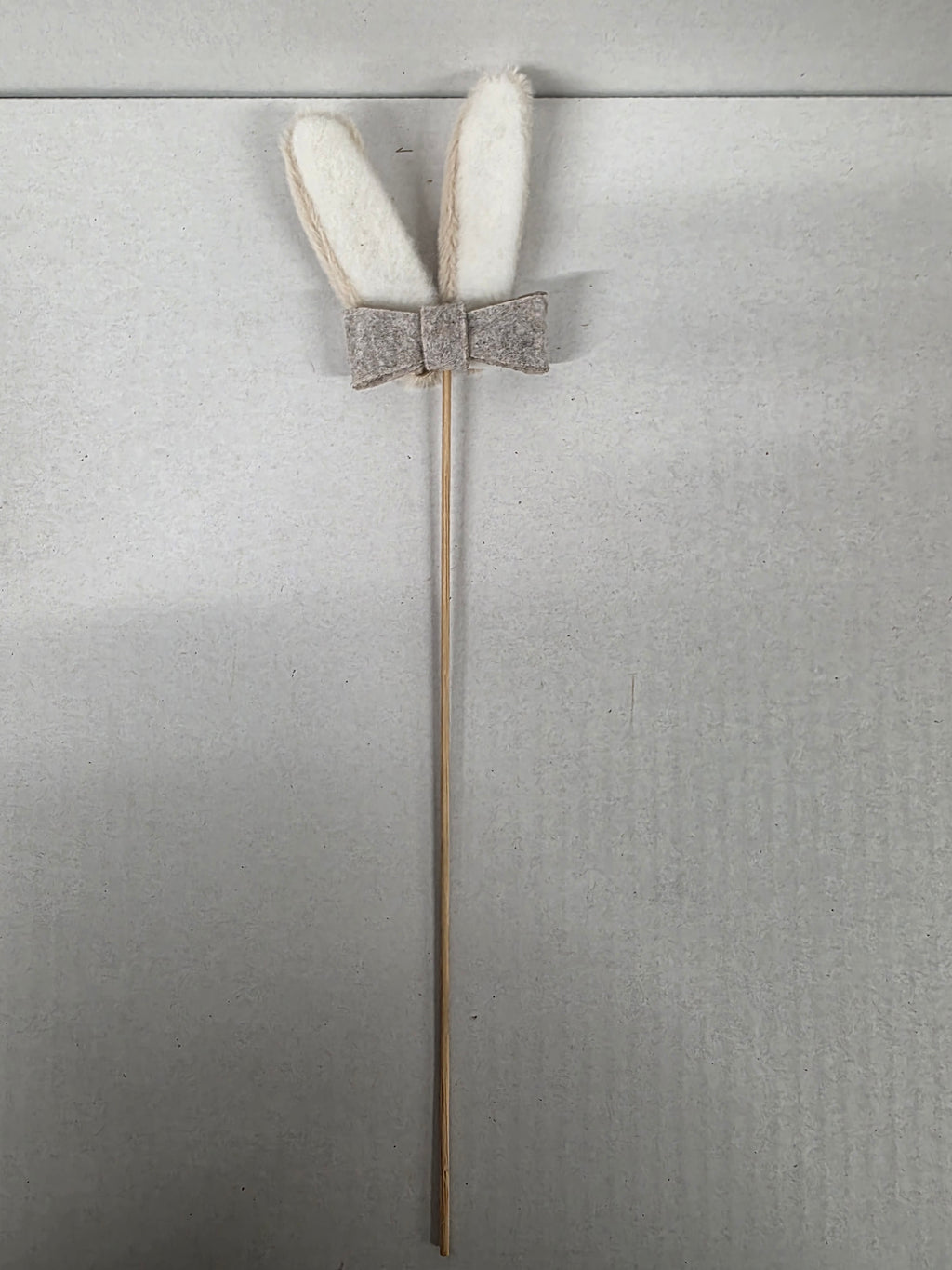 Felt Rabbit Ears Stick 6x8.5cm X8 Mink