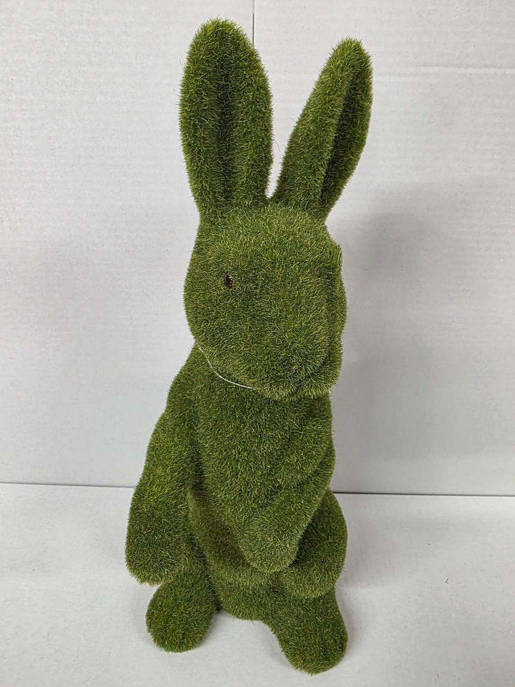 Flocked Standing Rabbit 46cm