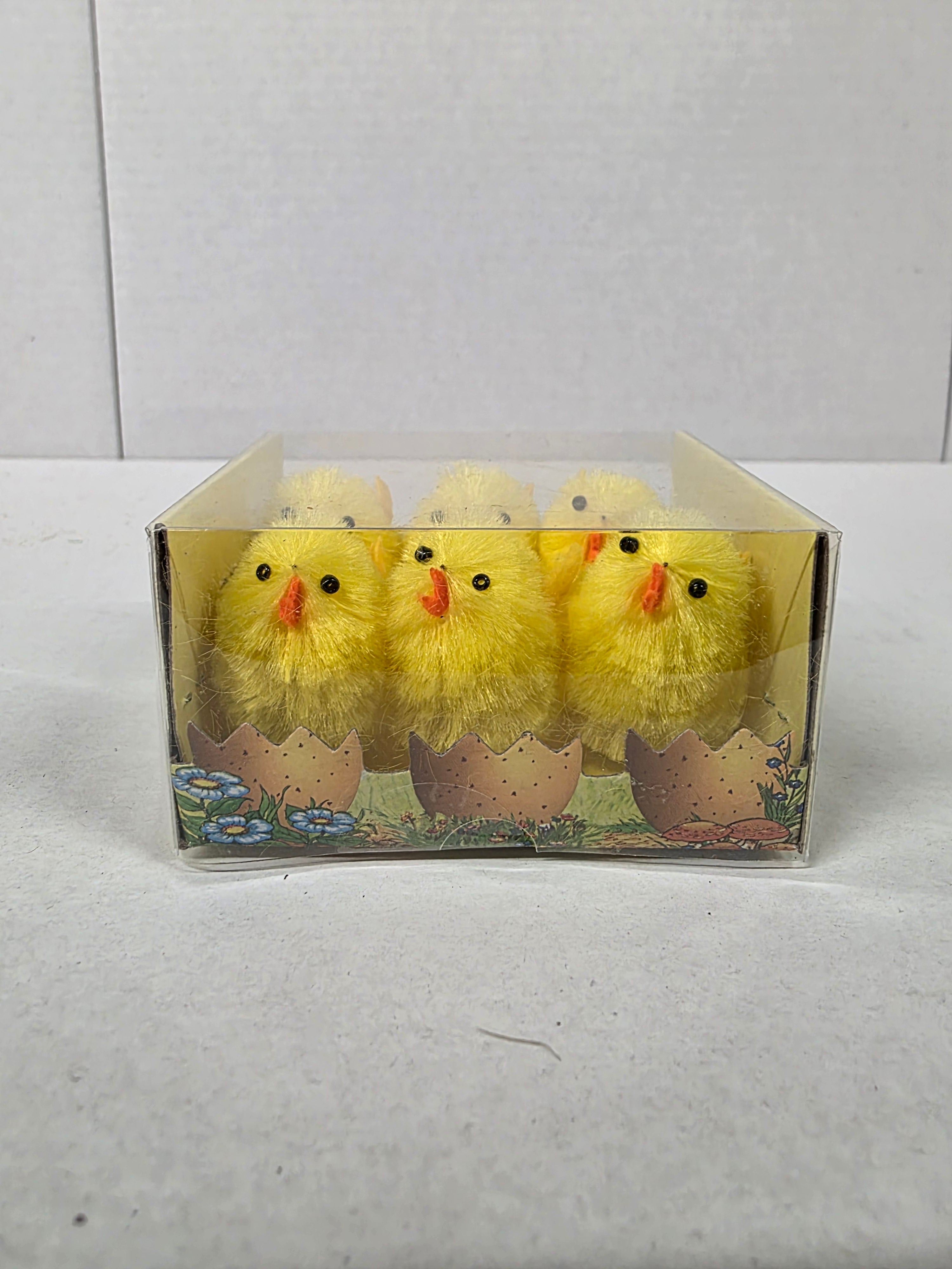 Fluffy Chicks 4cm X6 (PACK OF 4)
