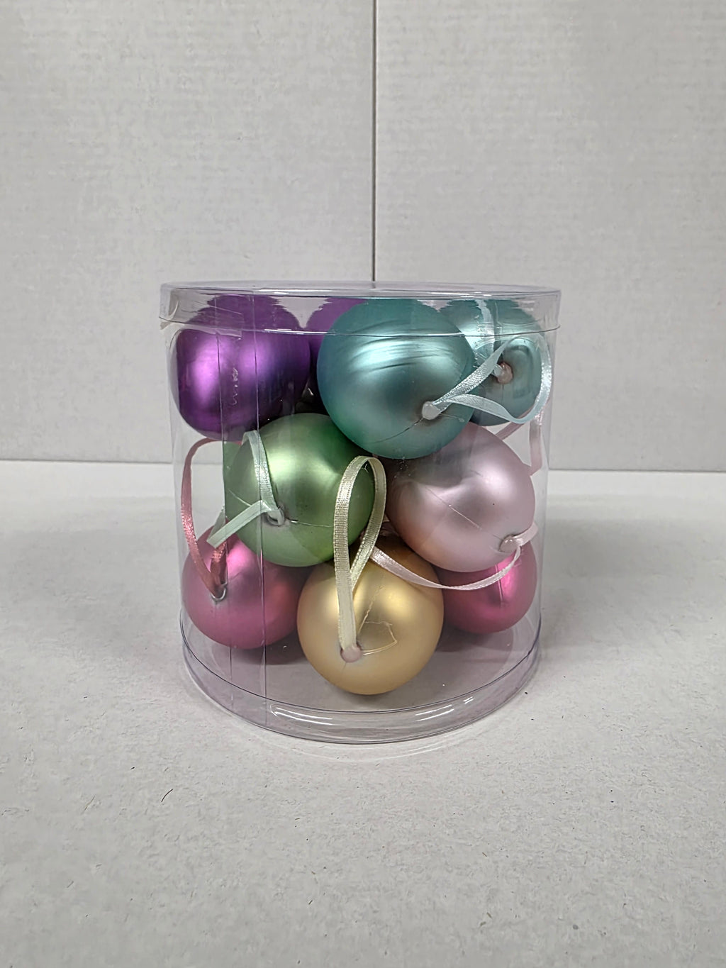 Hanging Easter Eggs Metallic 6cm X12 (PACK OF 2)