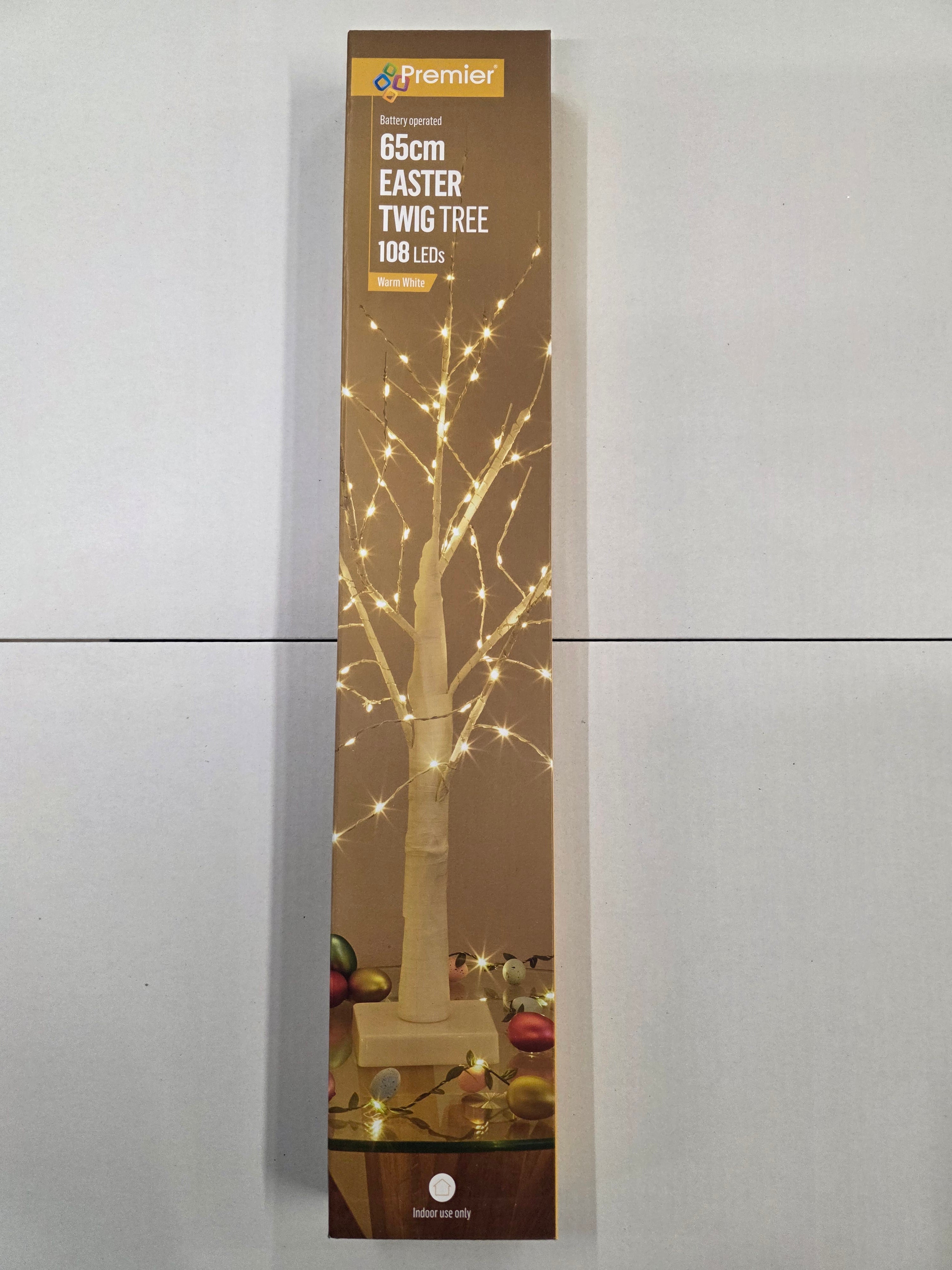 L E D Battery Operated Easter Tree 65cm