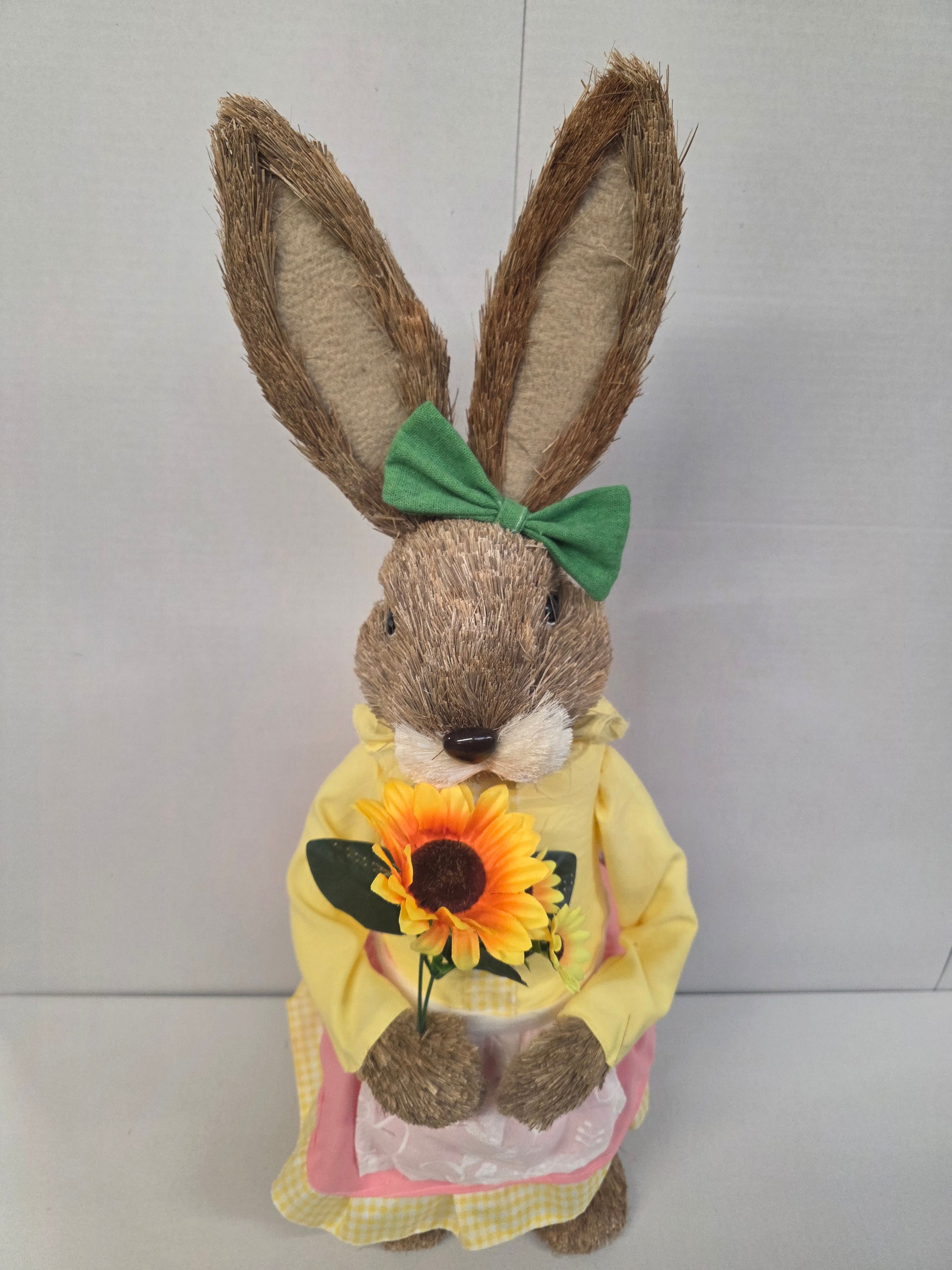 Rustic Bunny Elsie In Yellow Dress 65cm