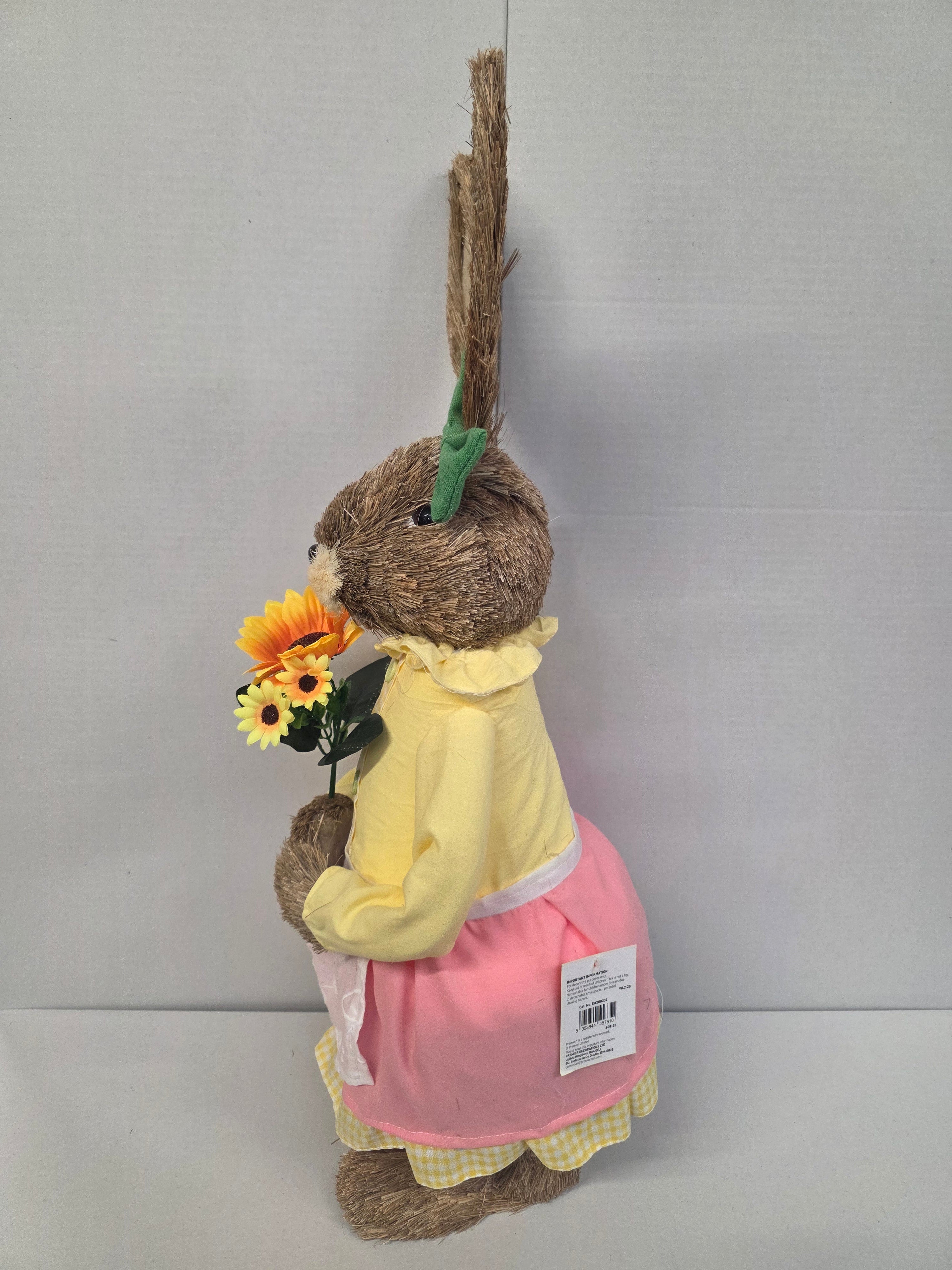 Bunny Elsie In Yellow Dress 65cmRustic