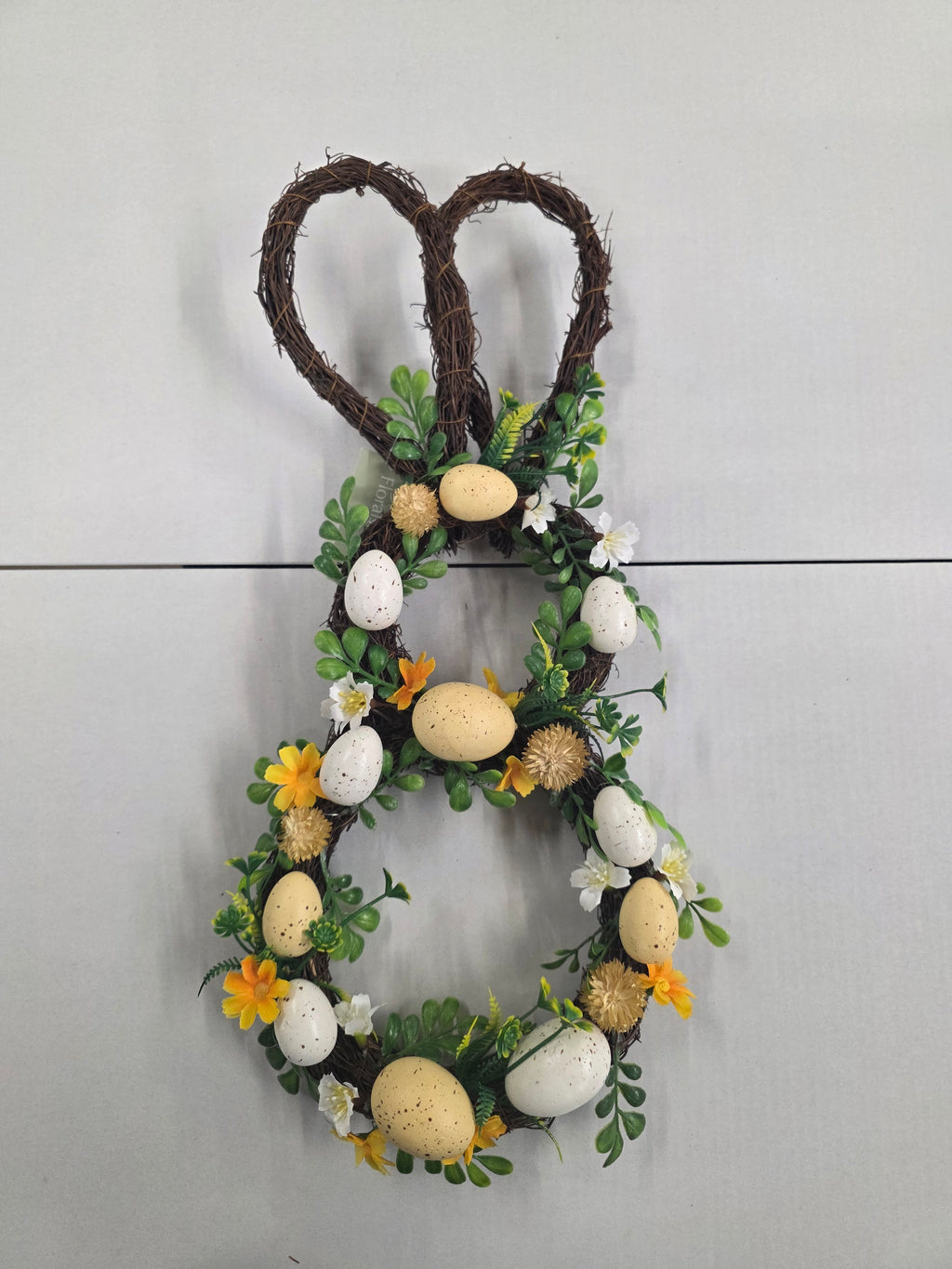 Wreath Bunny Shape With Eggs