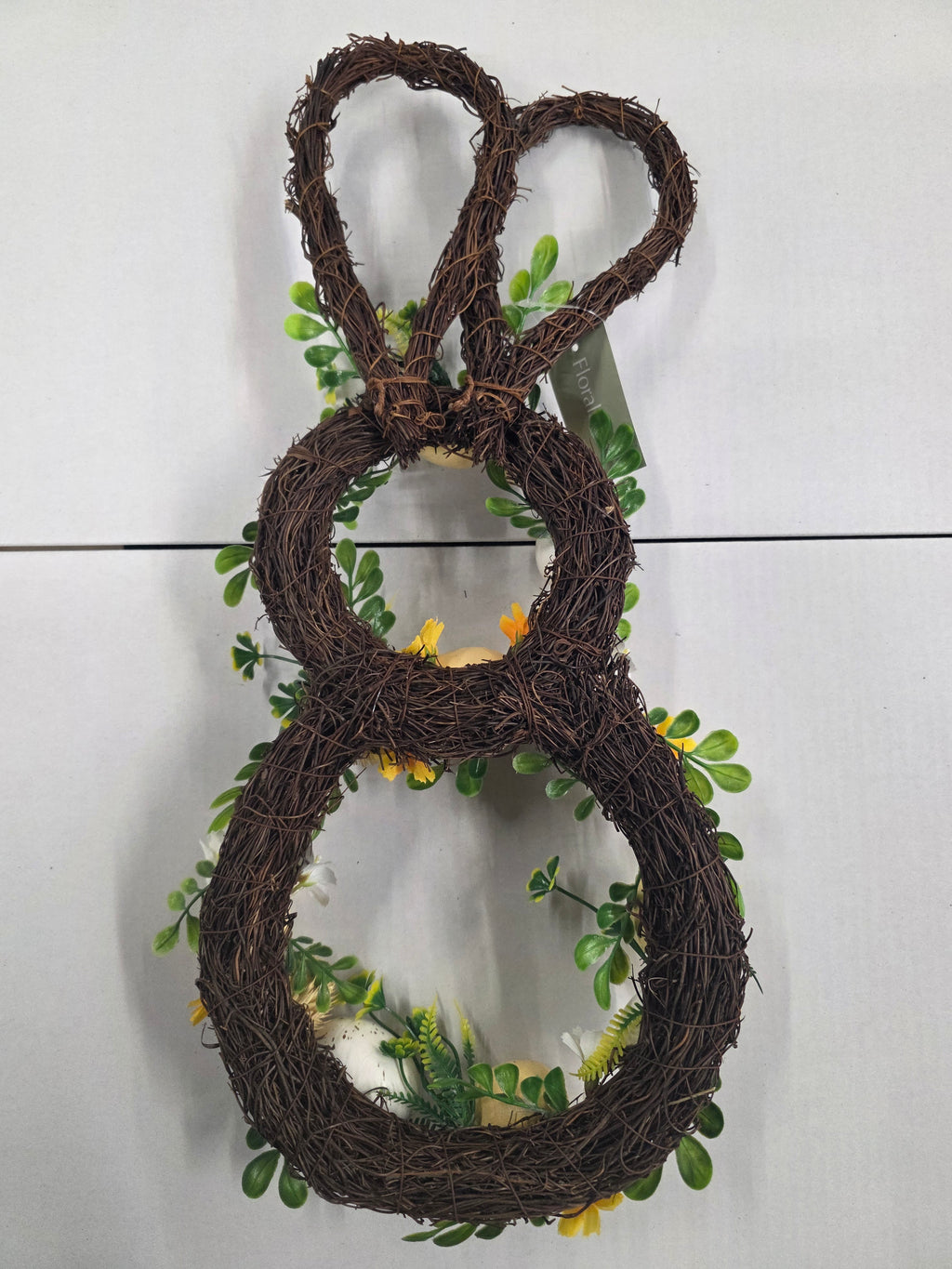 Wreath Bunny Shape With Eggs