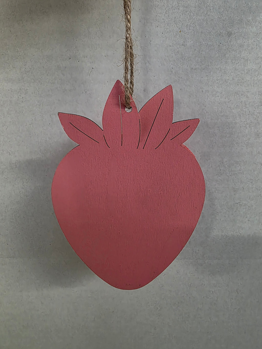 Felt Hanger Strawberry Pink 8x4x11cm (pack of 3)