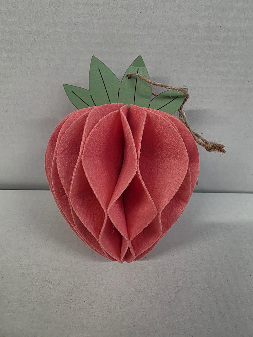 Felt Hanger Strawberry Pink 11x11x15cm (pack of 2)