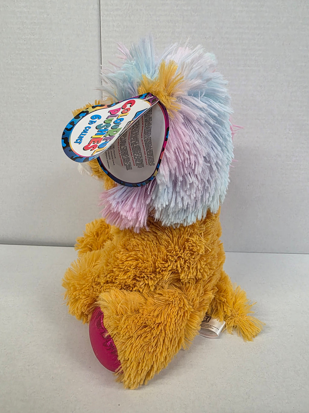 Soft Toy Colourful Plush Lion 28cm