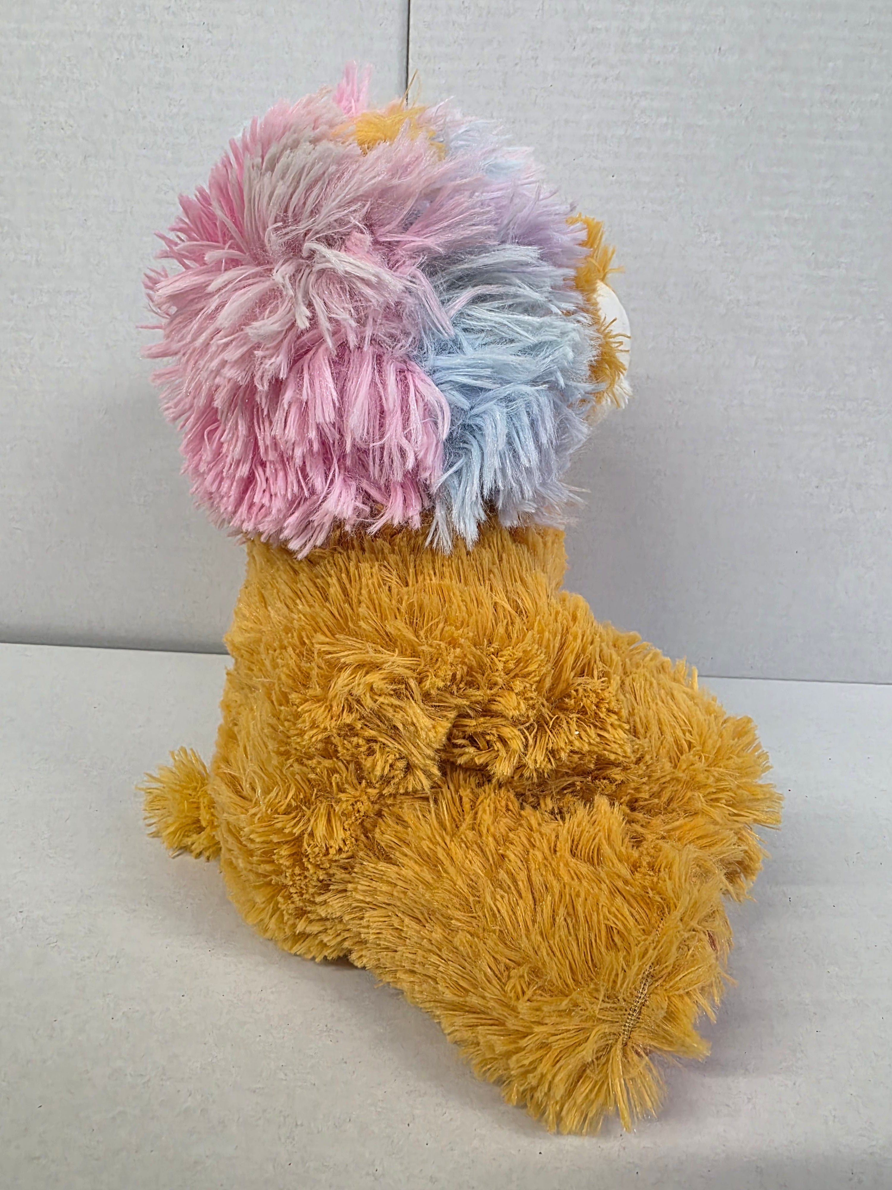 Soft Toy Colourful Plush Lion 28cm