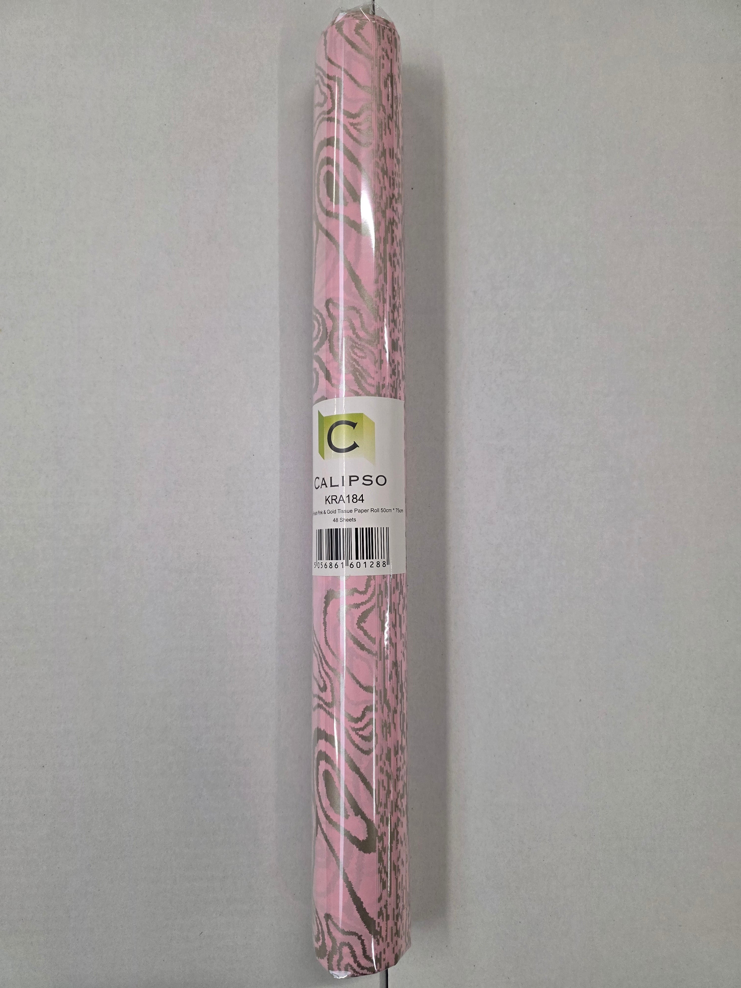 Tissue Marble Finish Pink & Gold