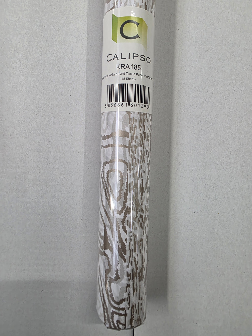Tissue Marble Finish White & Gold
