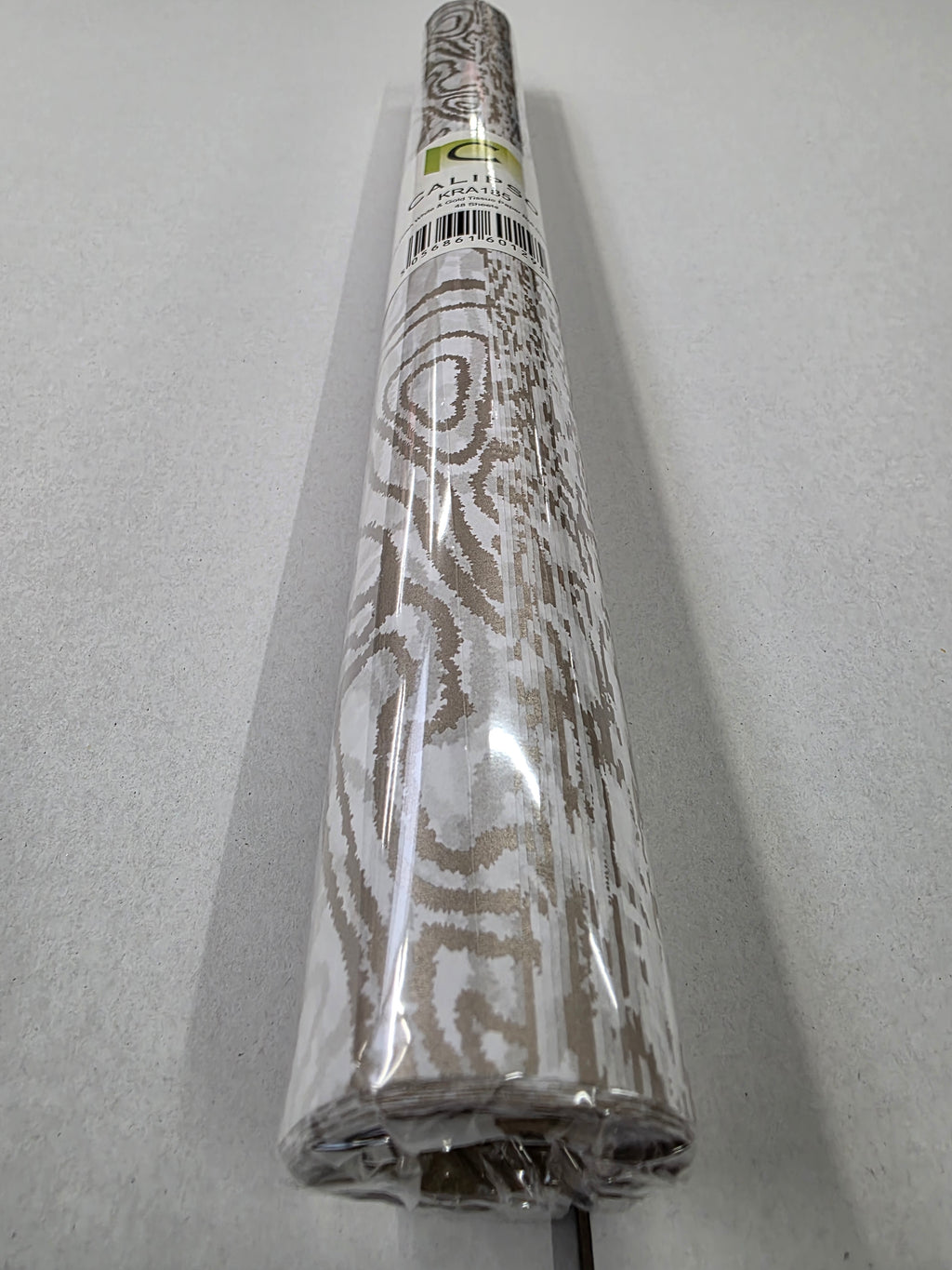 Tissue Marble Finish White & Gold